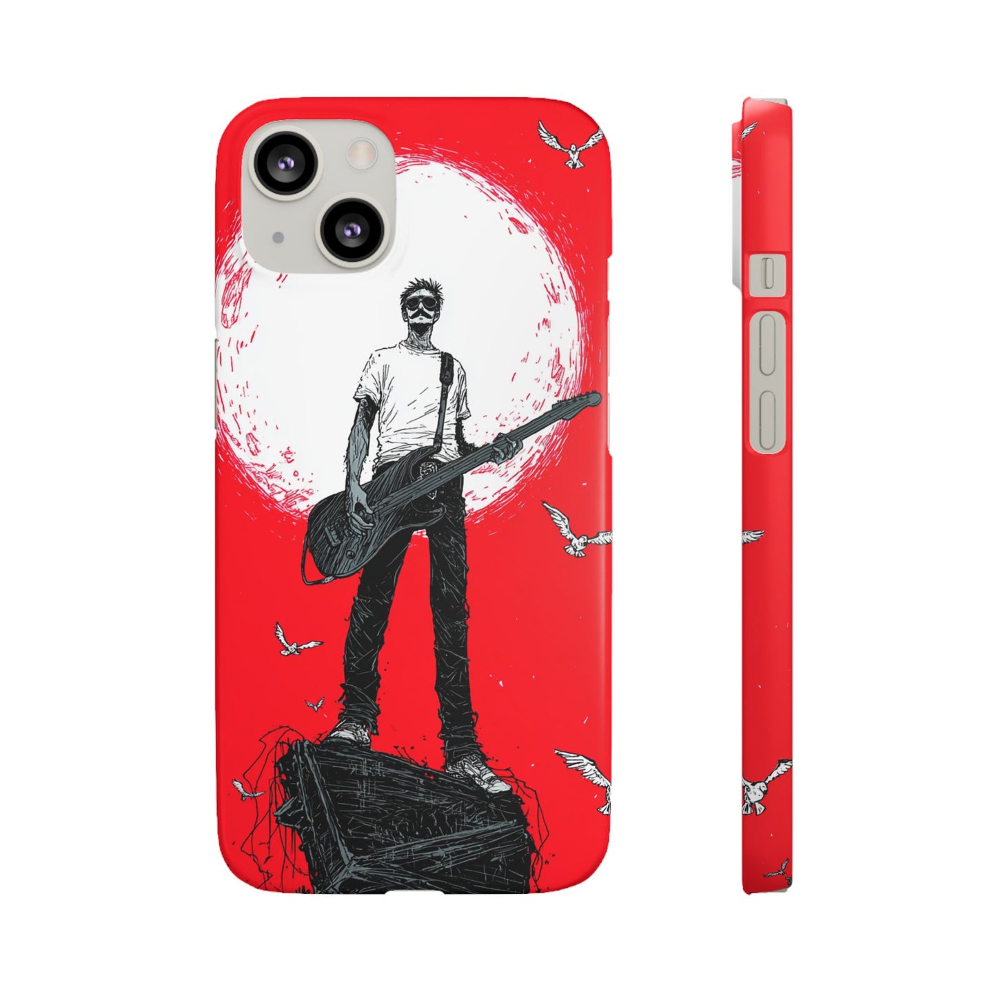 Rock & Roll Snap Cases - Music Lover's Phone Protection, Edgy Art, Gift for Guitarists, Cool Accessory for Teens