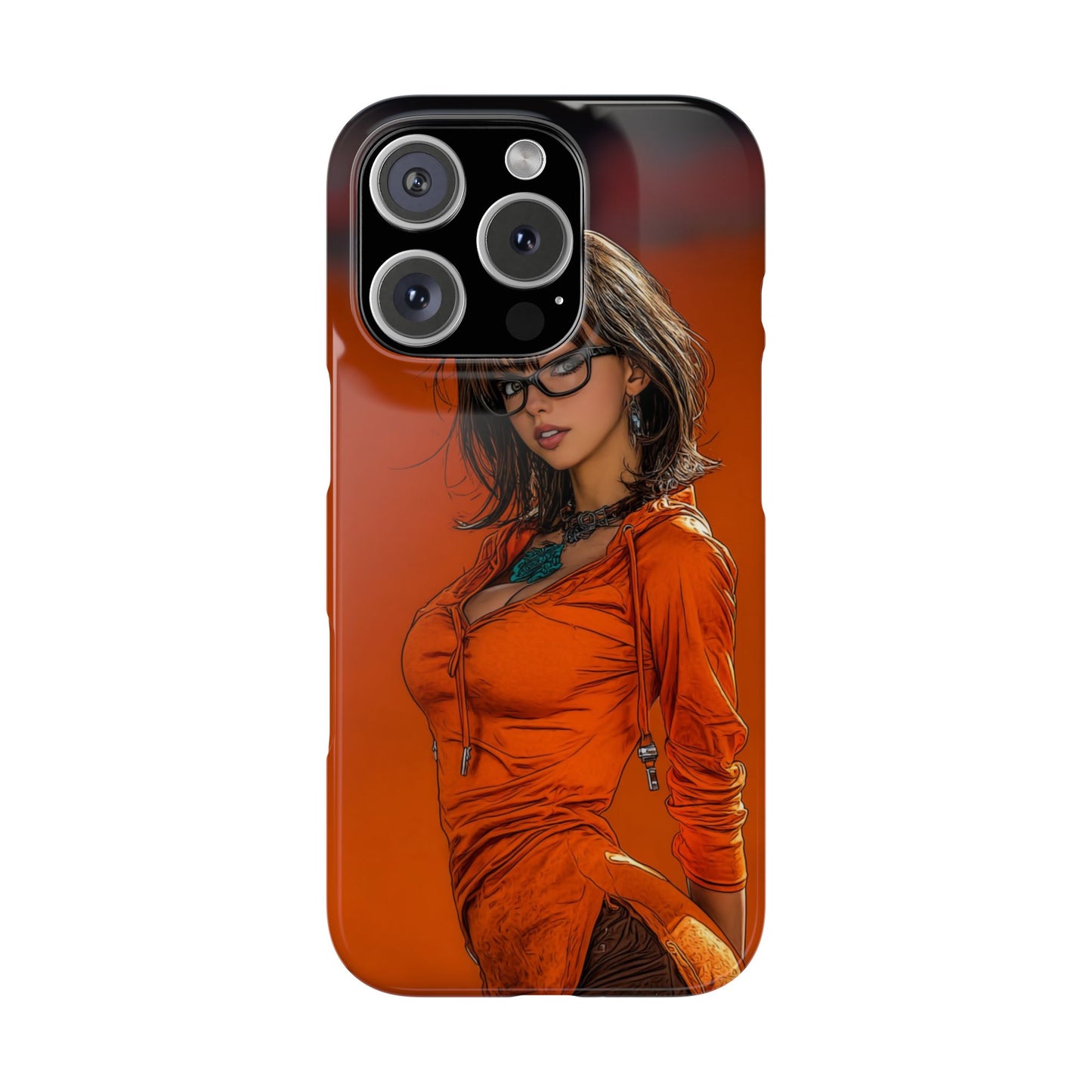 Velma Dinkley Cleveland Browns Fan Snap Cases, Phone Cover, Cartoon Style Art, Custom Case, Protective Shell