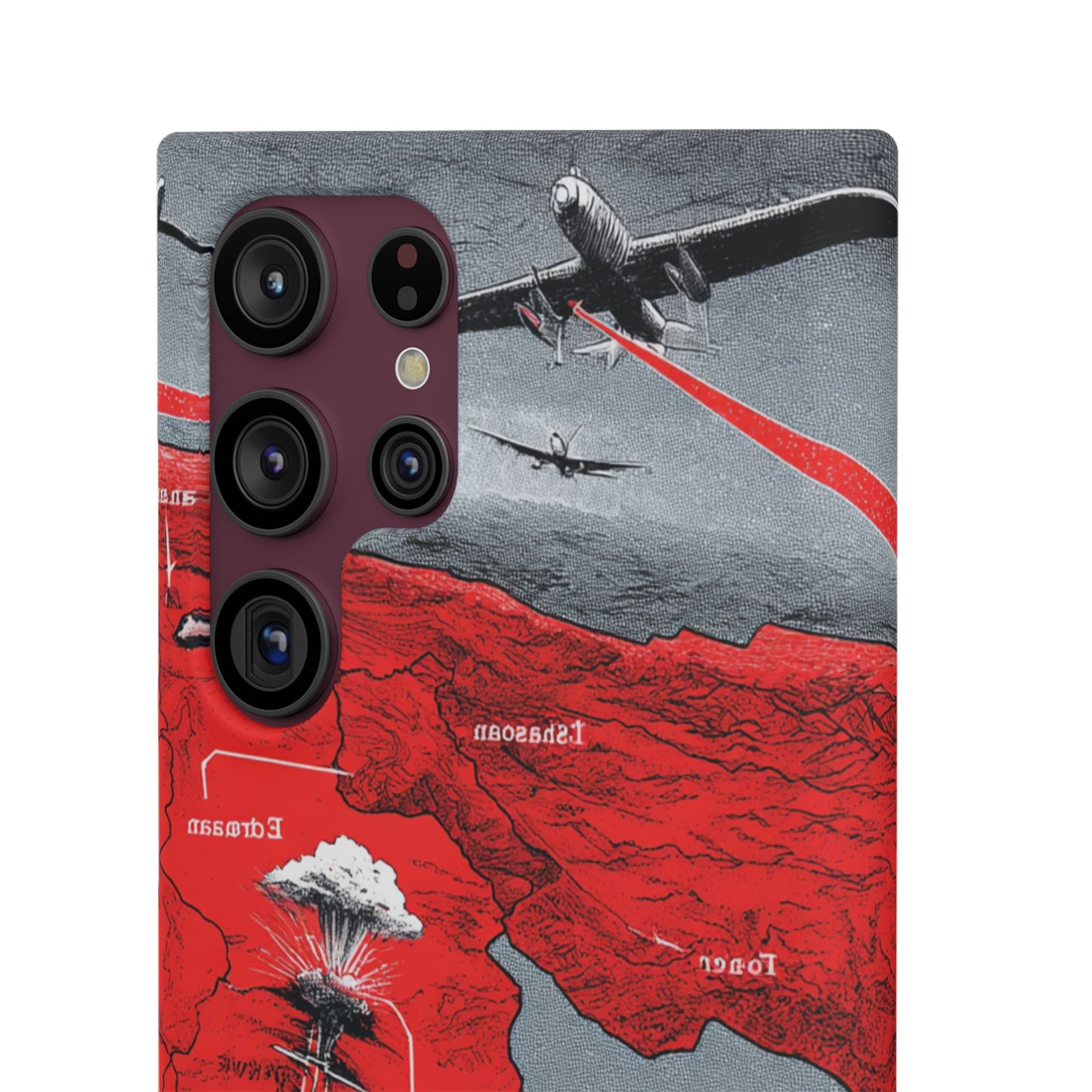 Bold Graphic Snap Case with Dramatic Design, Unique Phone Cover, Artistic Protection for iPhone, Trendy Gadget Gift, Edgy Tech Accessory