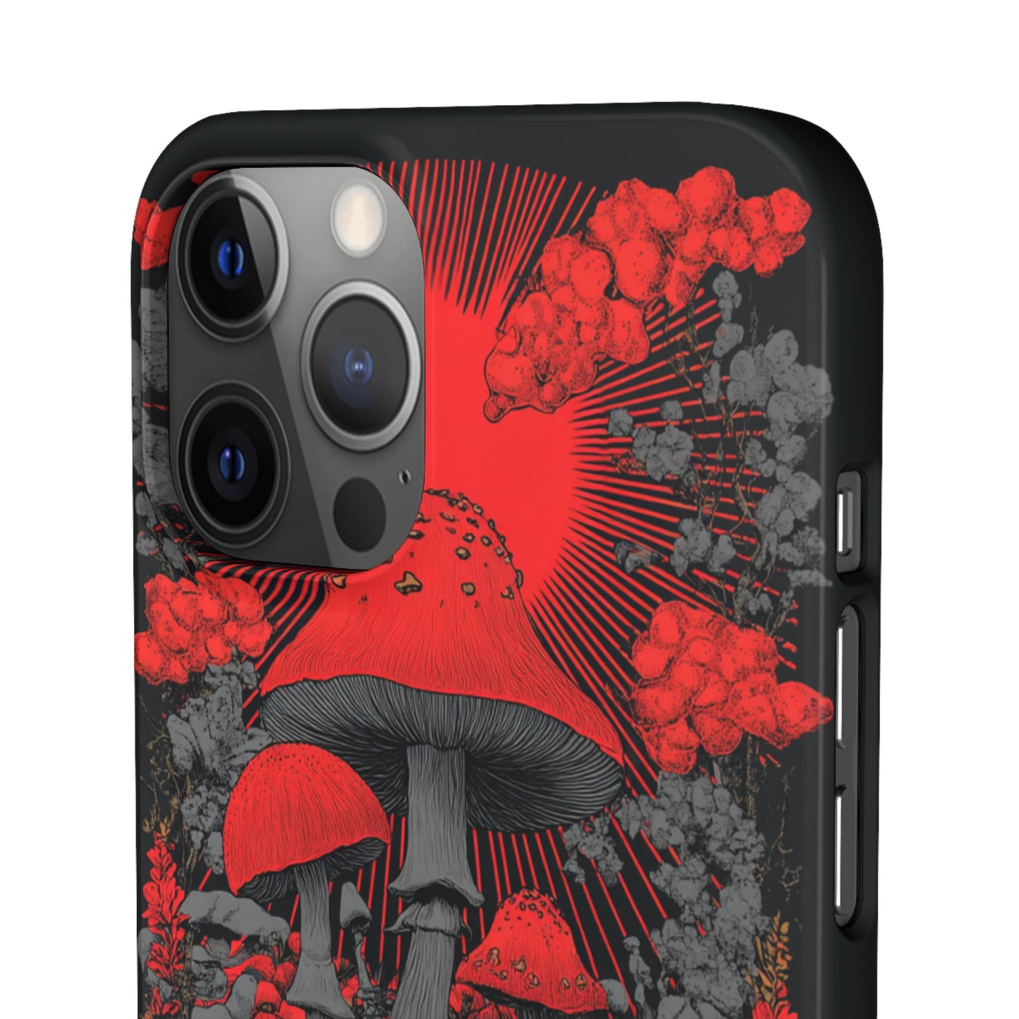 Fantasy Mushroom Snap Case Custom Phone Cover for iPhone and Samsung Mate and Glossy Avvialable