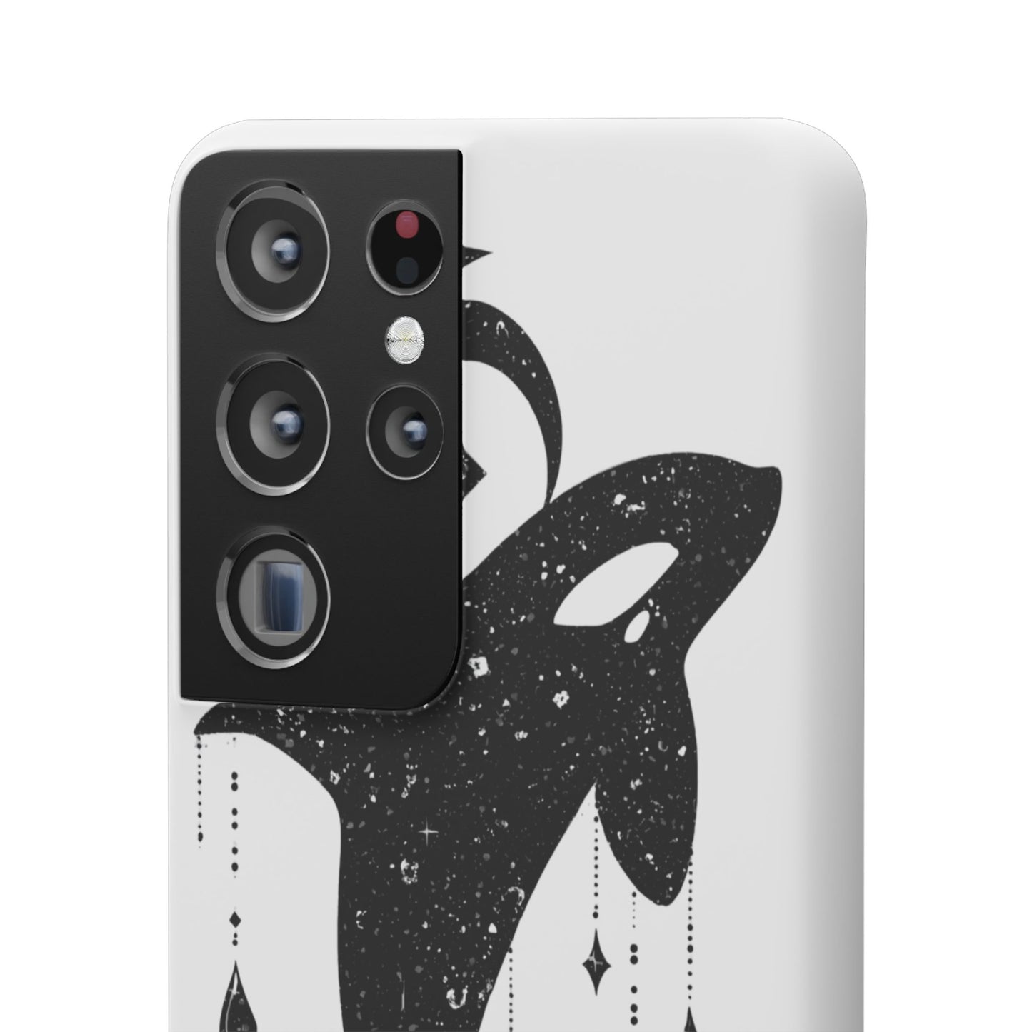 Celestial Orca Snap Case | Phone Cover, Whale Lover Gift, Cosmic Decor, Unique Art, Ocean Vibe