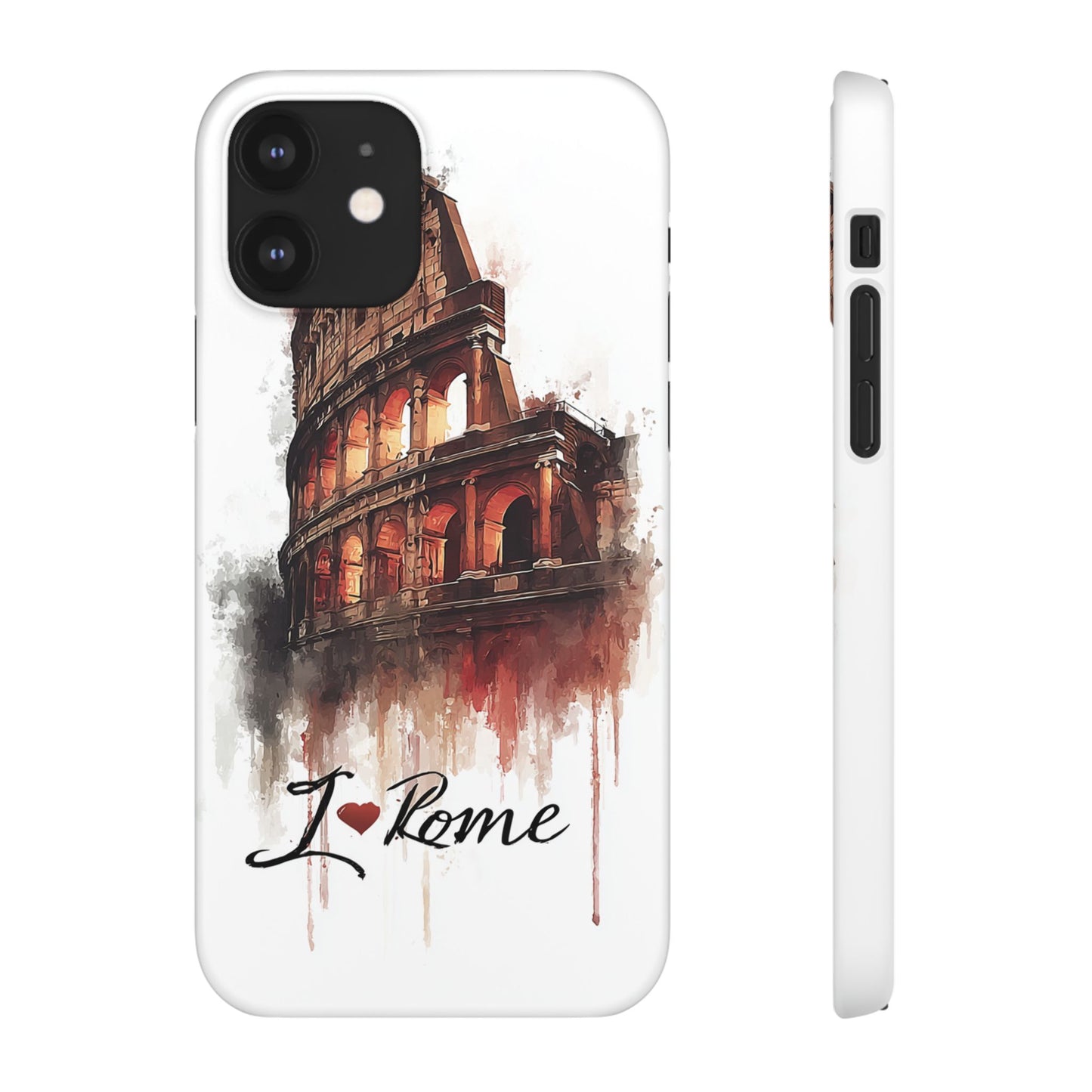 I Love Rome Snap Cases, Urban Phone Covers, Travel Accessories, Gift for Travelers, City Love Merch