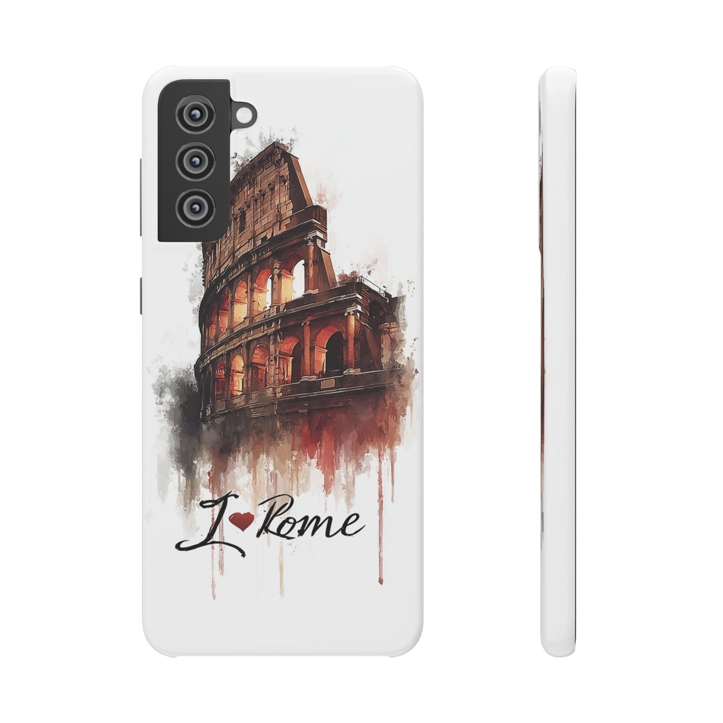 I Love Rome Snap Cases, Urban Phone Covers, Travel Accessories, Gift for Travelers, City Love Merch