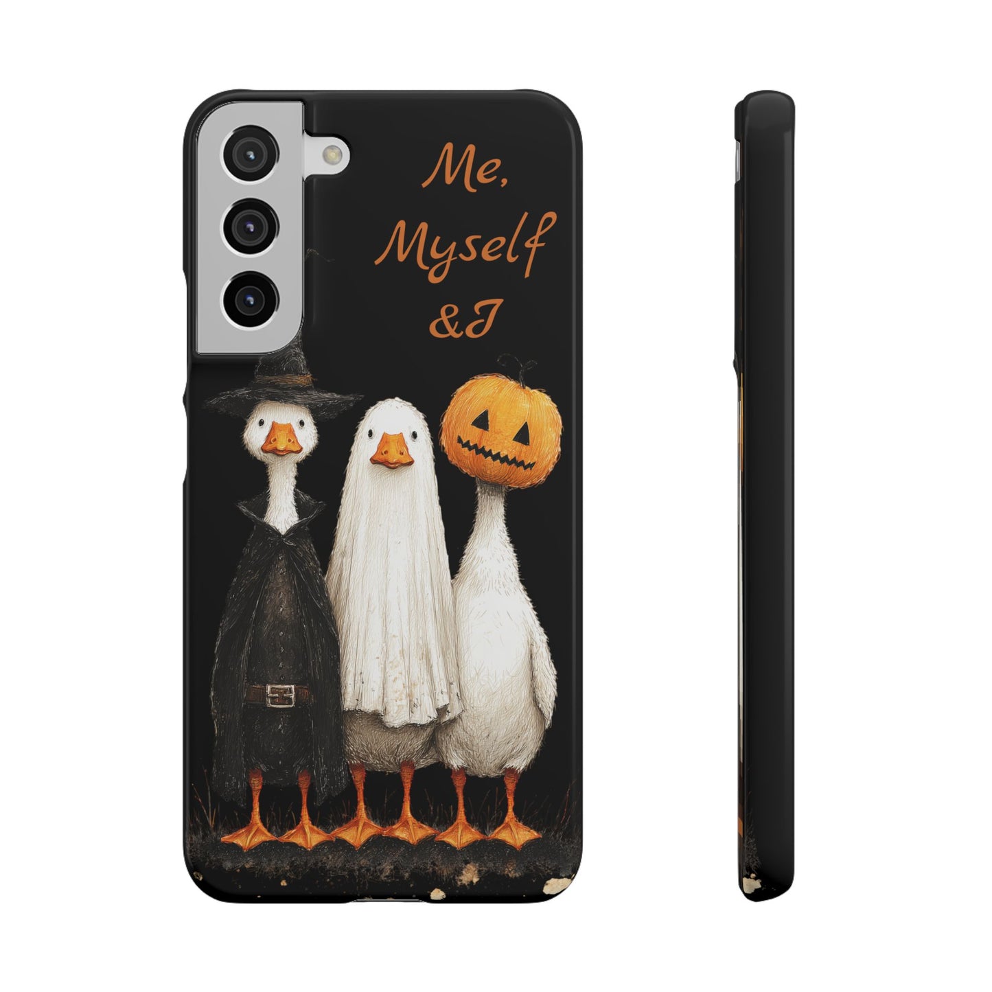 Halloween Goose Snap Case, Funny Goose Phone Case, Fall Accessories, Cute Halloween Gift, Me Myself & I Design