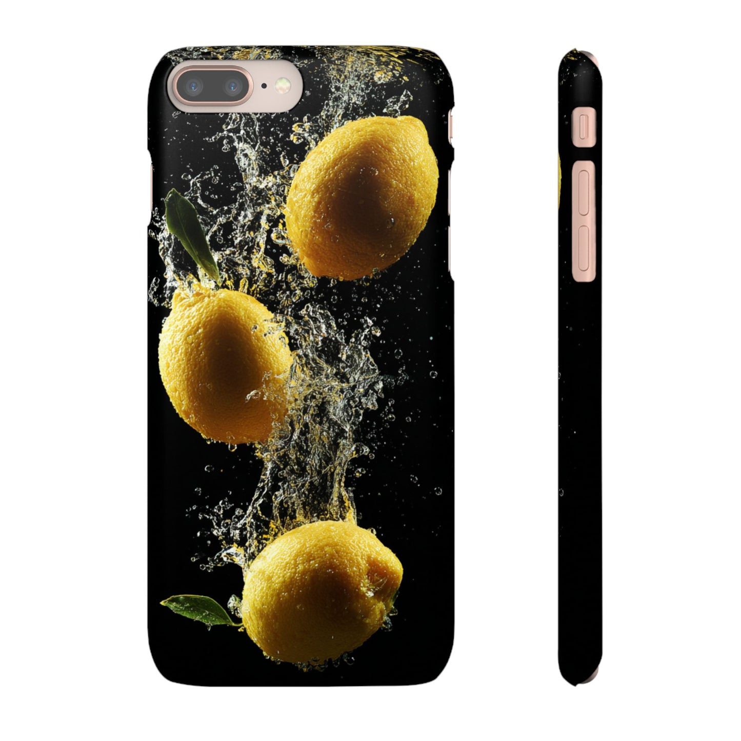Lemon Splash Phone Case - Vibrant Snap Case, Fruit Lover Gift, Summer Vibes, Kitchen Decor, Unique Phone Accessories