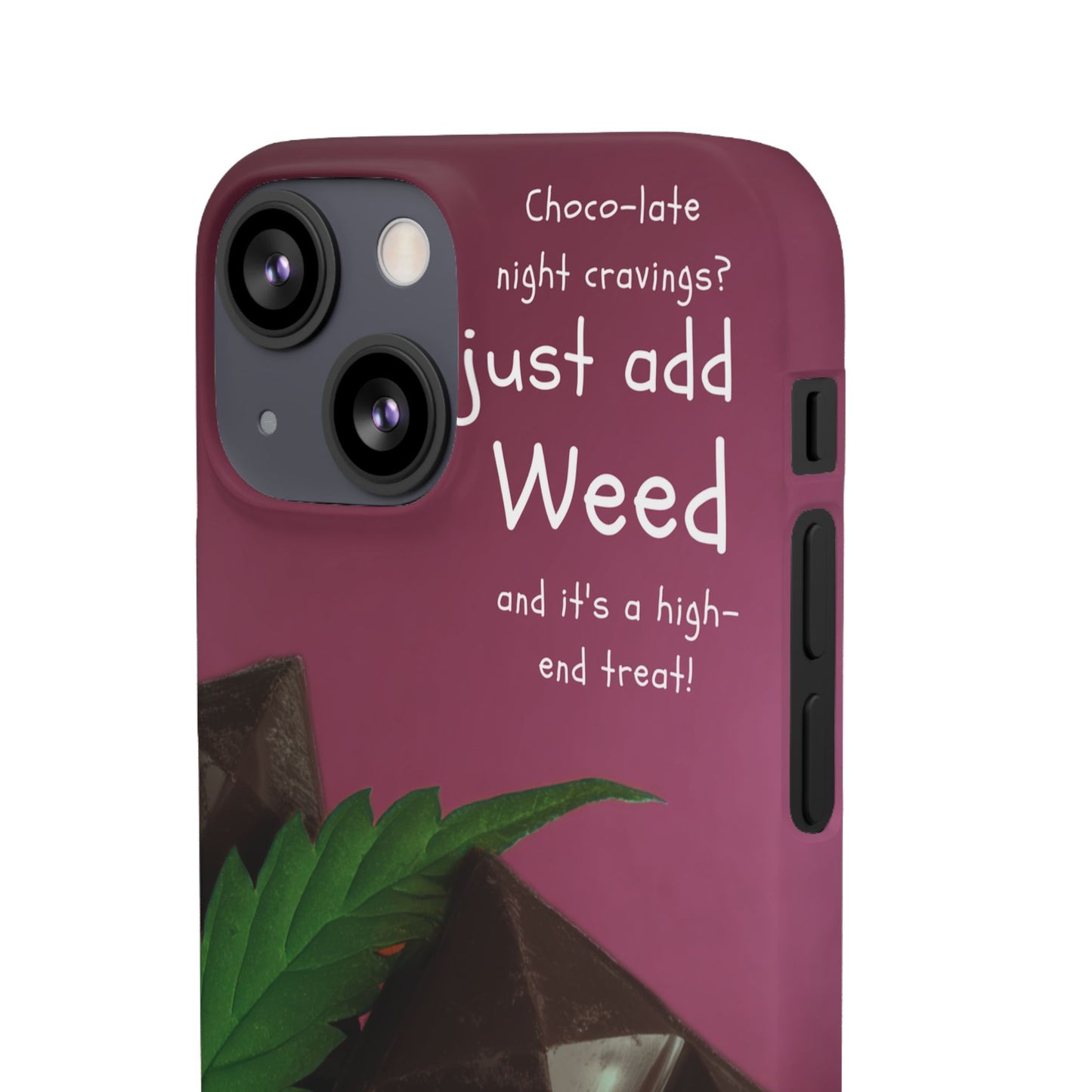 High-End Treat Snap Cases for Weed Enthusiasts Iphone and Samsung Phone Cover
