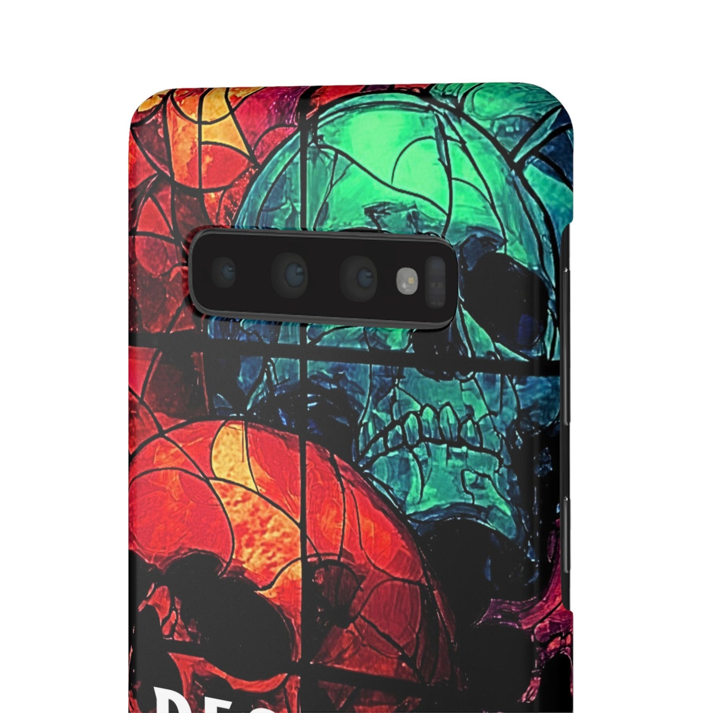 Halloween Custom Requiem Skull Snap Case Phone Cover for iPhone and Samsung
