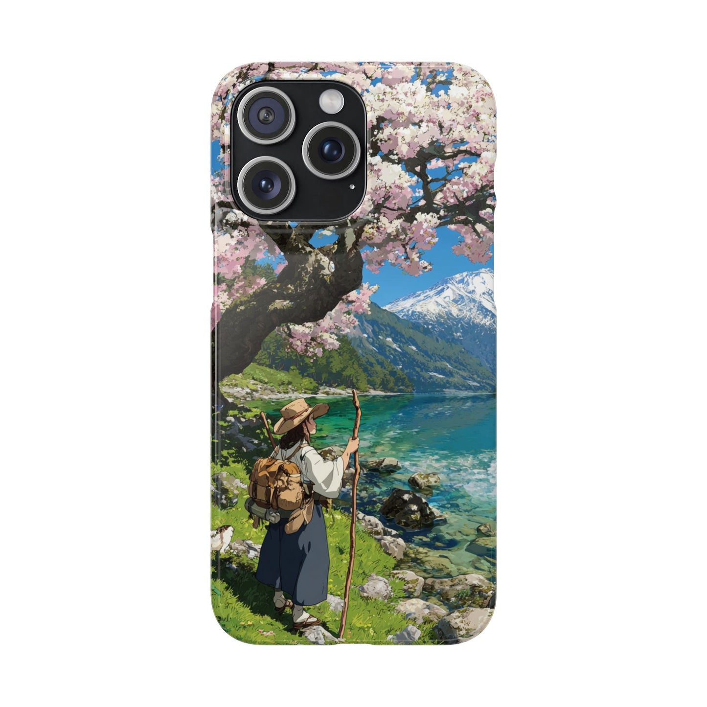 Nature-Inspired Snap Cases for Phone Protection, Floral Phone Covers, Cherry Blossom Aesthetic, Gifts for Nature Lovers, Spring Accessories