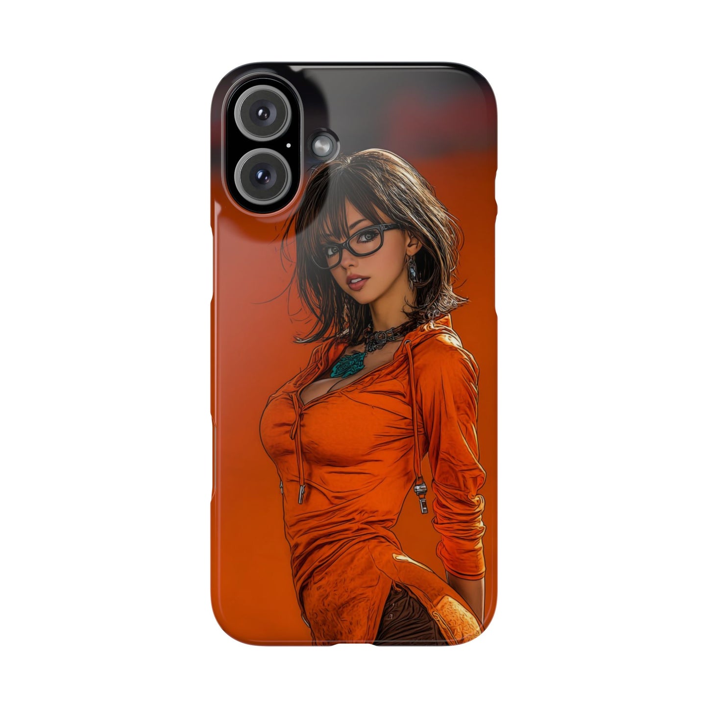 Velma Dinkley Cleveland Browns Fan Snap Cases, Phone Cover, Cartoon Style Art, Custom Case, Protective Shell