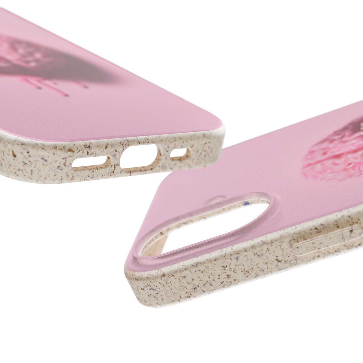 Eco-Friendly Brain Design Phone Case, Biodegradable Phone Cover, Unique Gift for Tech Lovers, Sustainable Accessory, Cute Phone Case