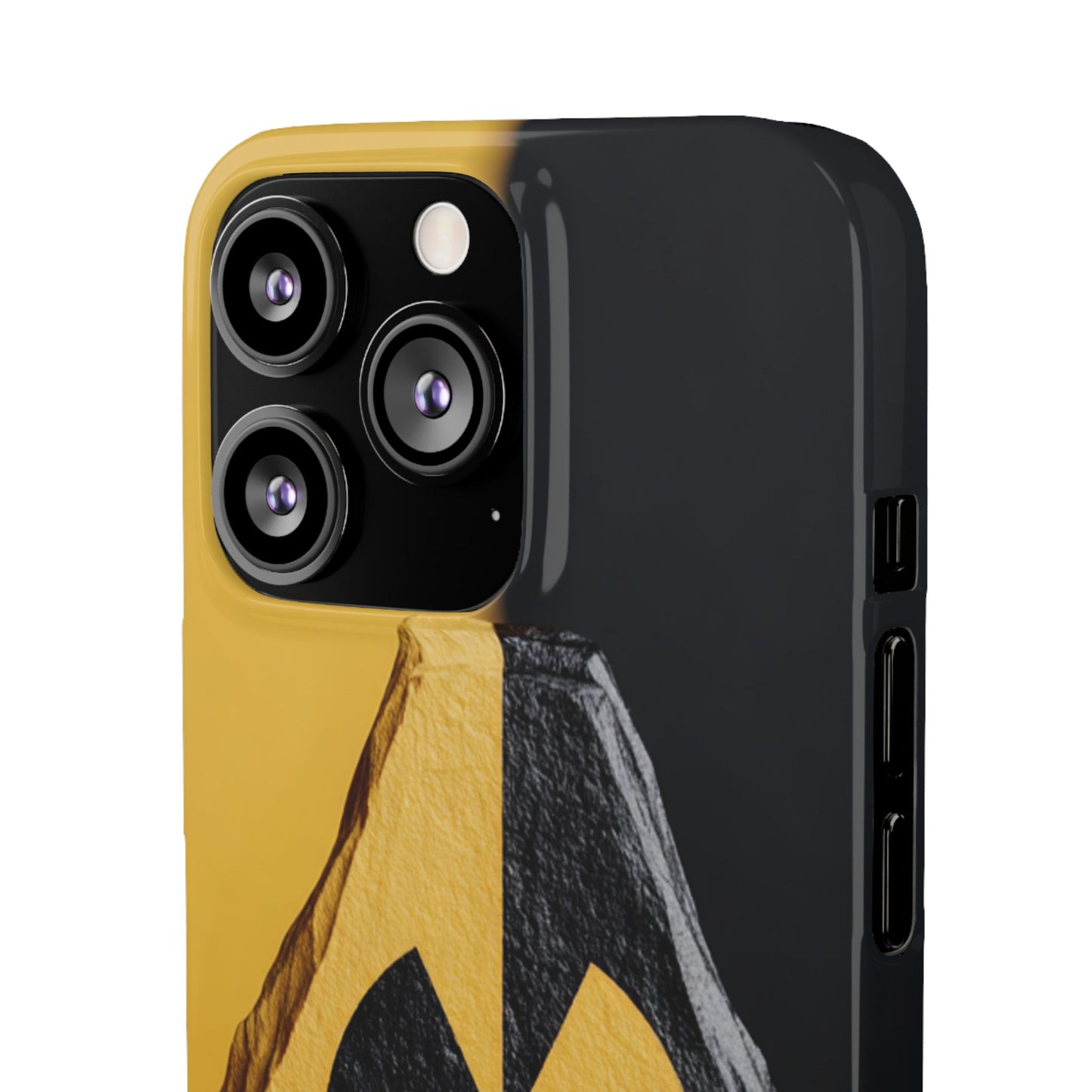 Bold Graphic Snap Case, Radiation Symbol Phone Cover, Trendy Phone Accessory, Unique Gift for Tech Lovers, Stylish Mobile Case