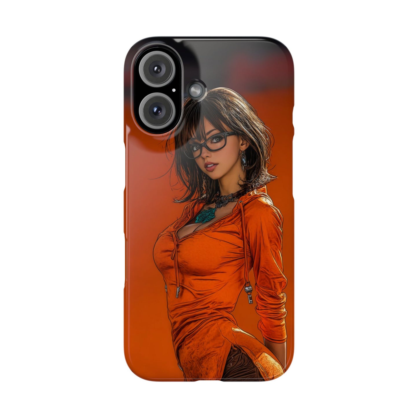 Velma Dinkley Cleveland Browns Fan Snap Cases, Phone Cover, Cartoon Style Art, Custom Case, Protective Shell
