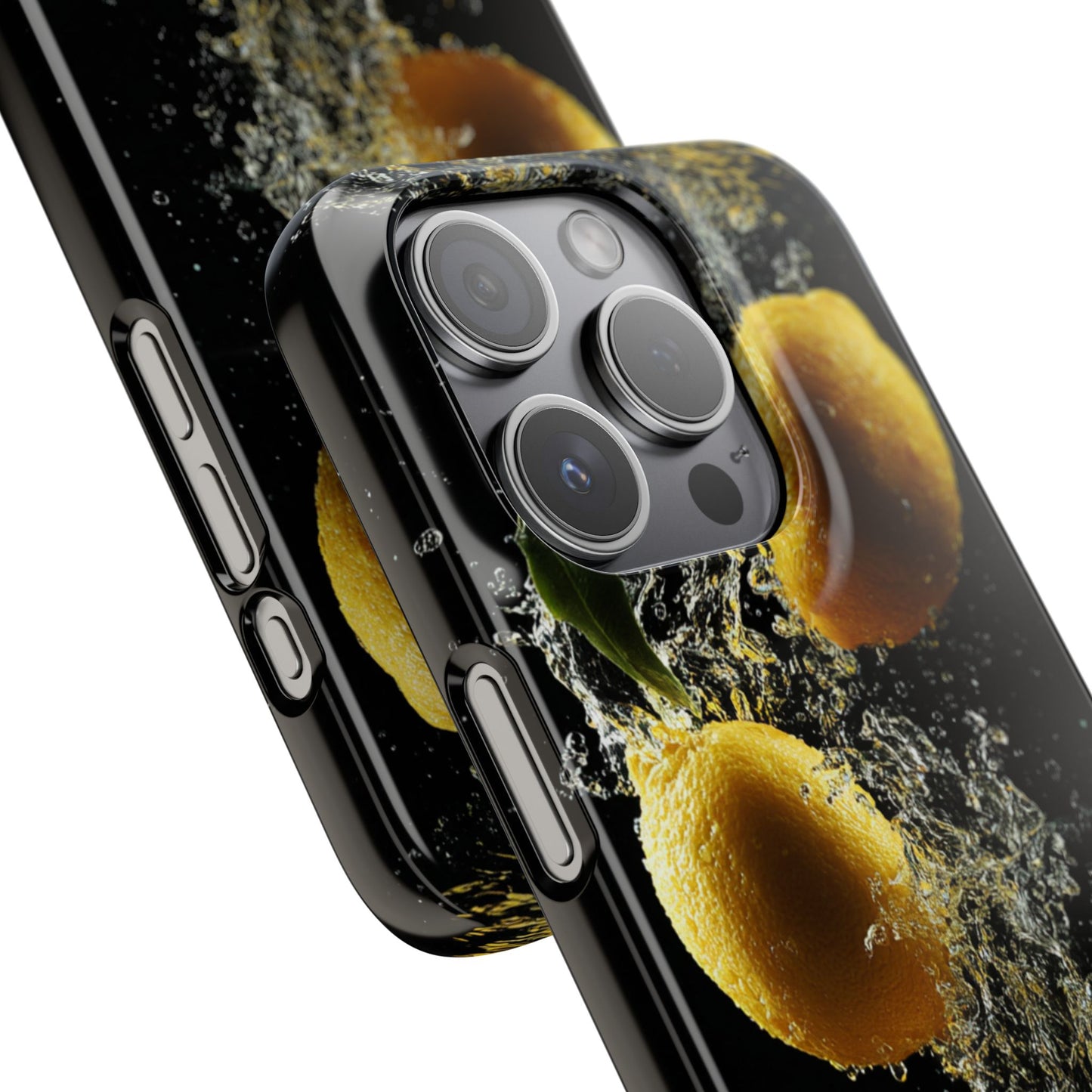 Lemon Splash Phone Case - Vibrant Snap Case, Fruit Lover Gift, Summer Vibes, Kitchen Decor, Unique Phone Accessories