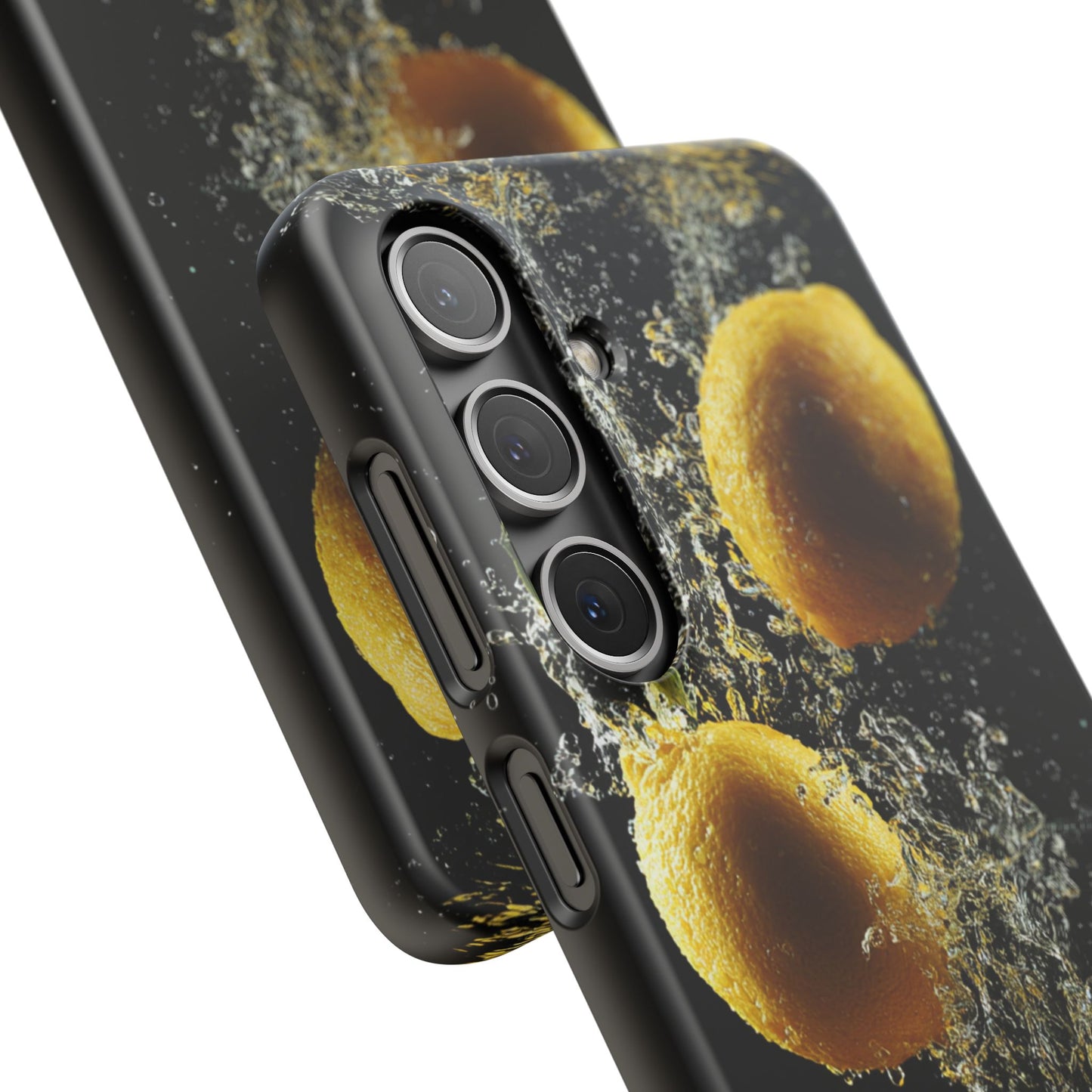 Lemon Splash Phone Case - Vibrant Snap Case, Fruit Lover Gift, Summer Vibes, Kitchen Decor, Unique Phone Accessories