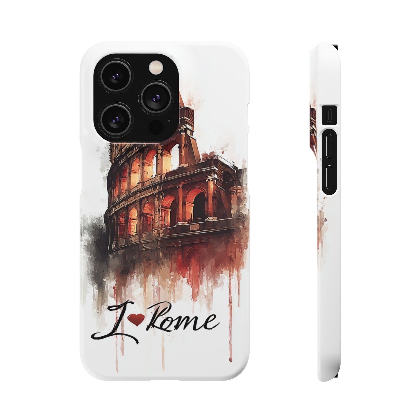 I Love Rome Snap Cases, Urban Phone Covers, Travel Accessories, Gift for Travelers, City Love Merch
