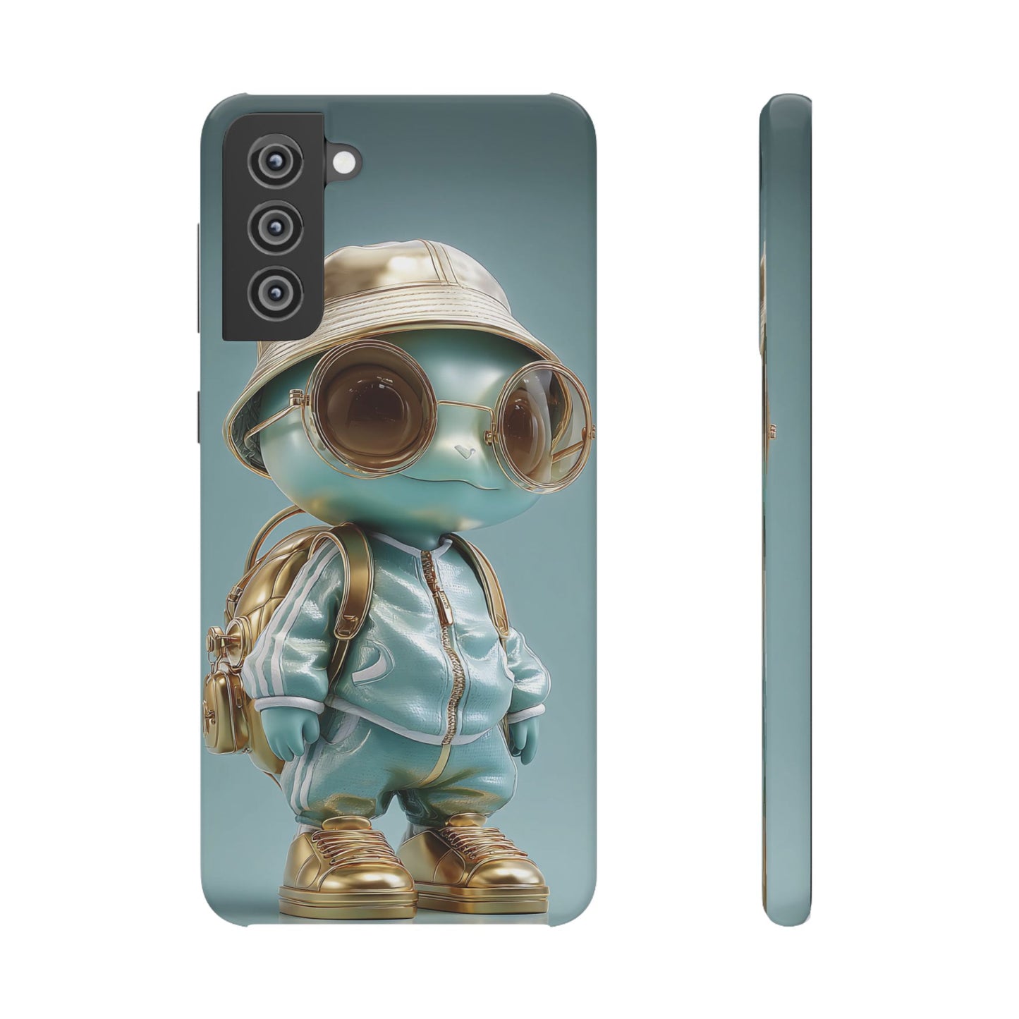 Trendy Character Snap Case for Phone, Cute Phone Cover, Gift for Kids, Cartoon Style Gadget Accessory, Fun Phone Protection