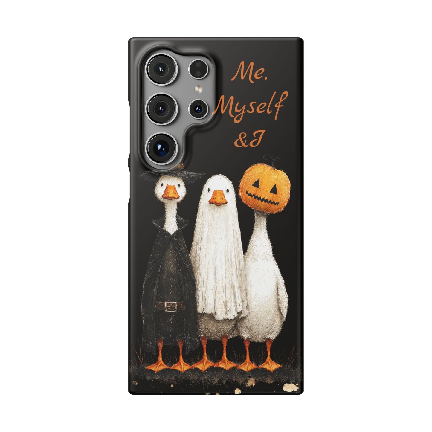Halloween Goose Snap Case, Funny Goose Phone Case, Fall Accessories, Cute Halloween Gift, Me Myself & I Design