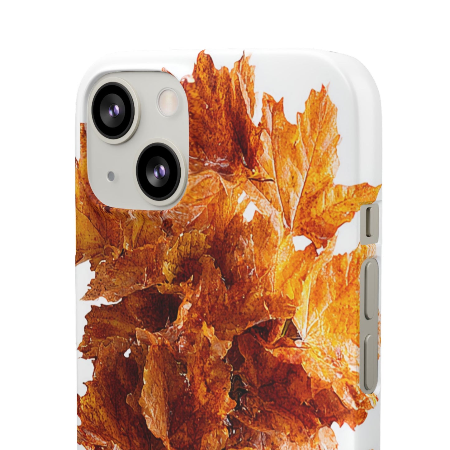 Autumn Leaf Phone Case | Fall Snap Cases, Phone Accessories, Nature Lover Gift, Seasonal Decor, Cozy Fall Vibes