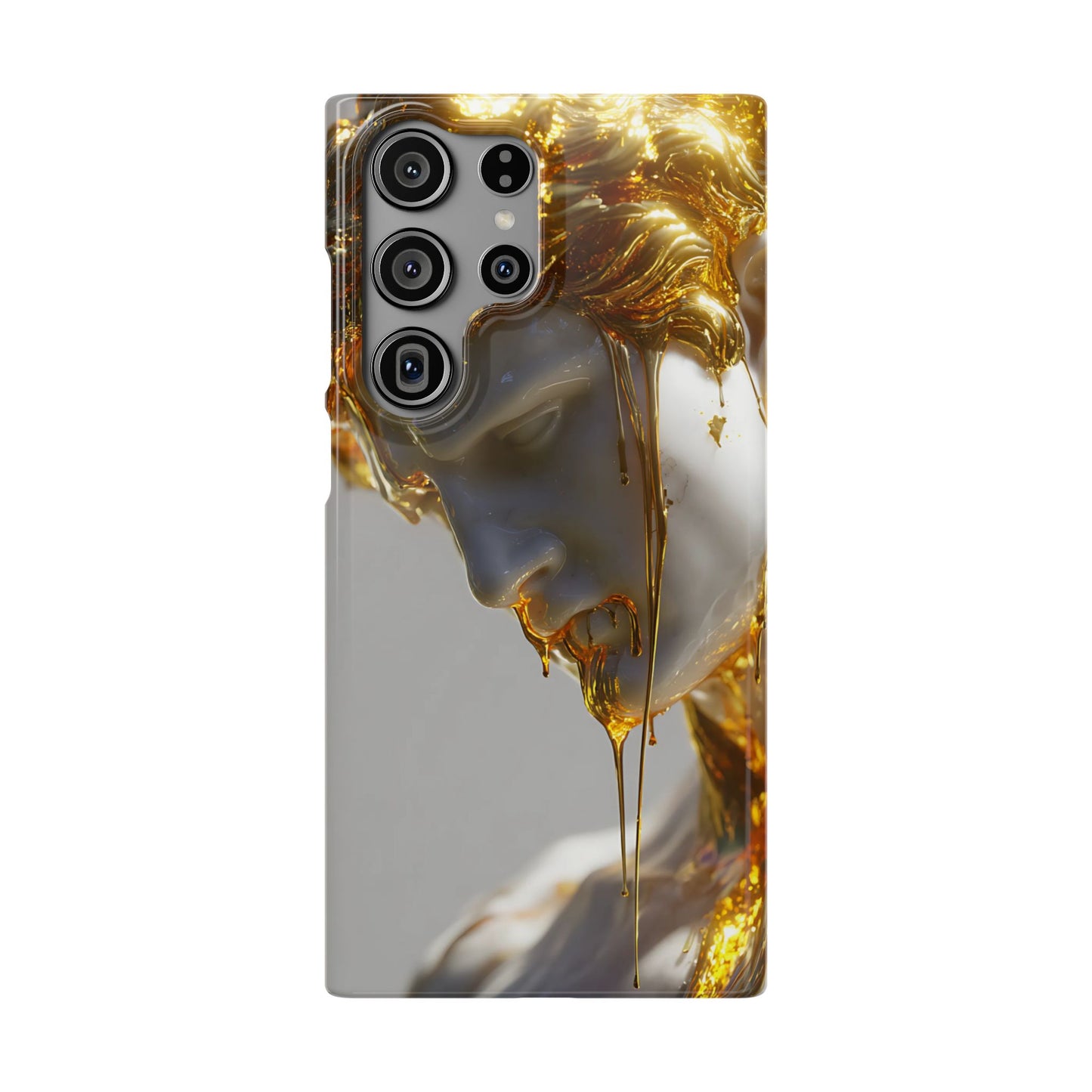 Gold Goddess Art Snap Case, Artistic Phone Cover, Unique Phone Accessory, Gift for Art Lovers, Stylish Protection