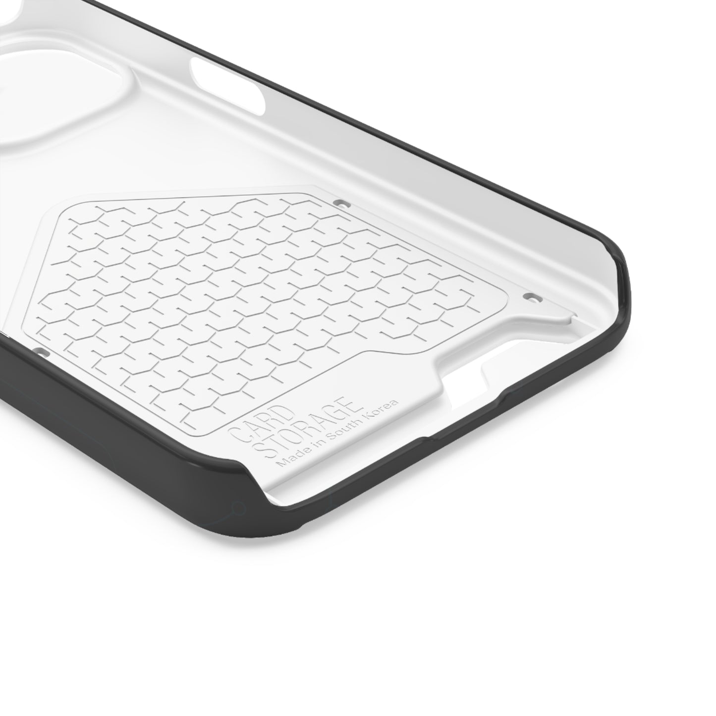 Techy Phone Case with Card Holder, Trendy Gadget Accessory, Cool Gift for Tech Lovers, Phone Protection, Modern Design for Everyday Use