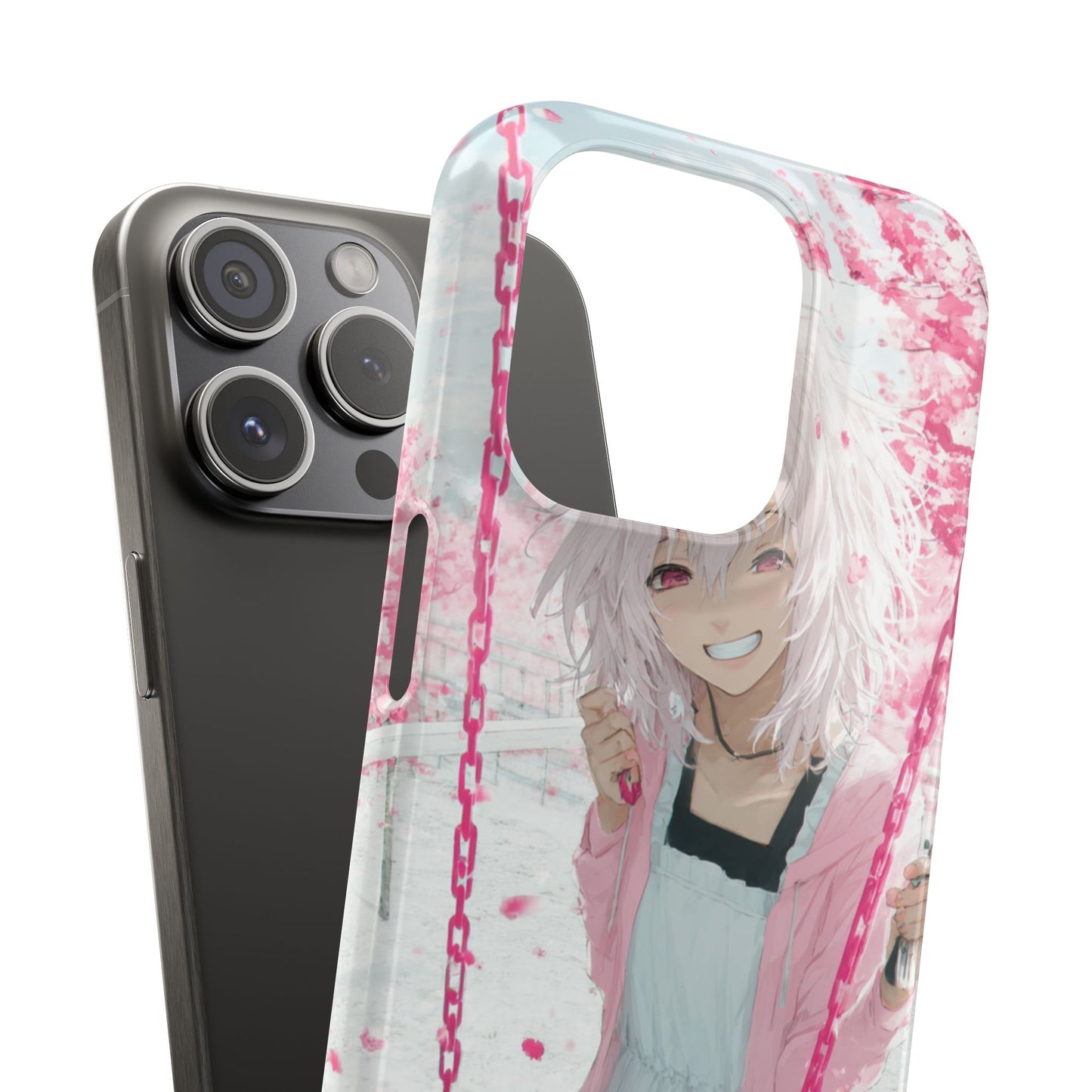 Anime Character Snap Cases for Phone, Cute Aesthetic Phone Cover, Gifts for Otaku, Floral Design, Unique Phone Cases