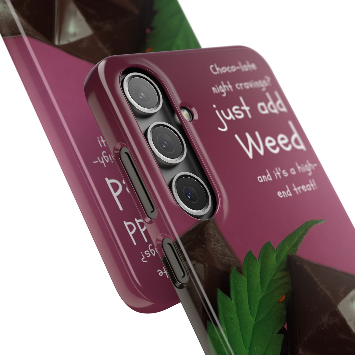 High-End Treat Snap Cases for Weed Enthusiasts Iphone and Samsung Phone Cover