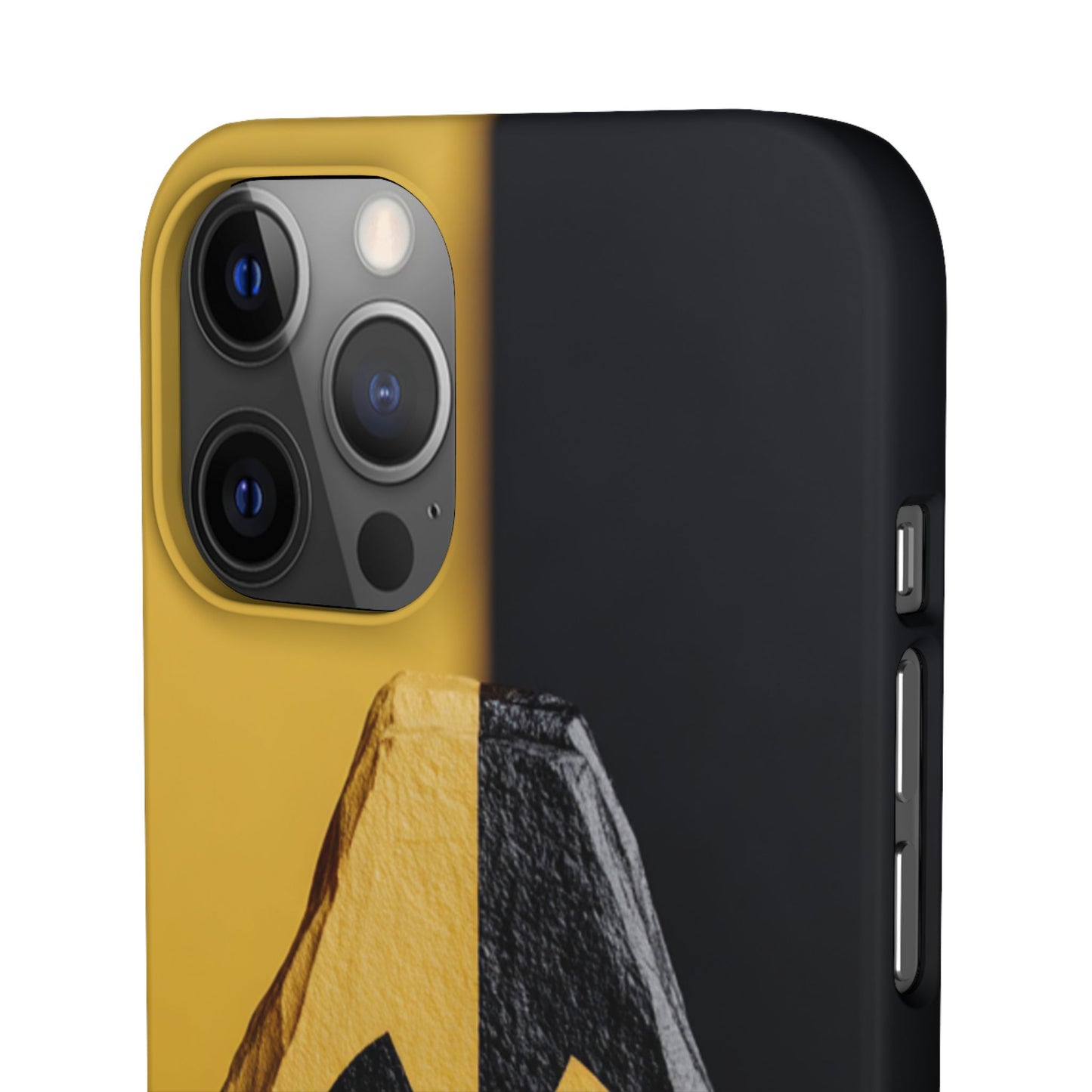 Bold Graphic Snap Case, Radiation Symbol Phone Cover, Trendy Phone Accessory, Unique Gift for Tech Lovers, Stylish Mobile Case