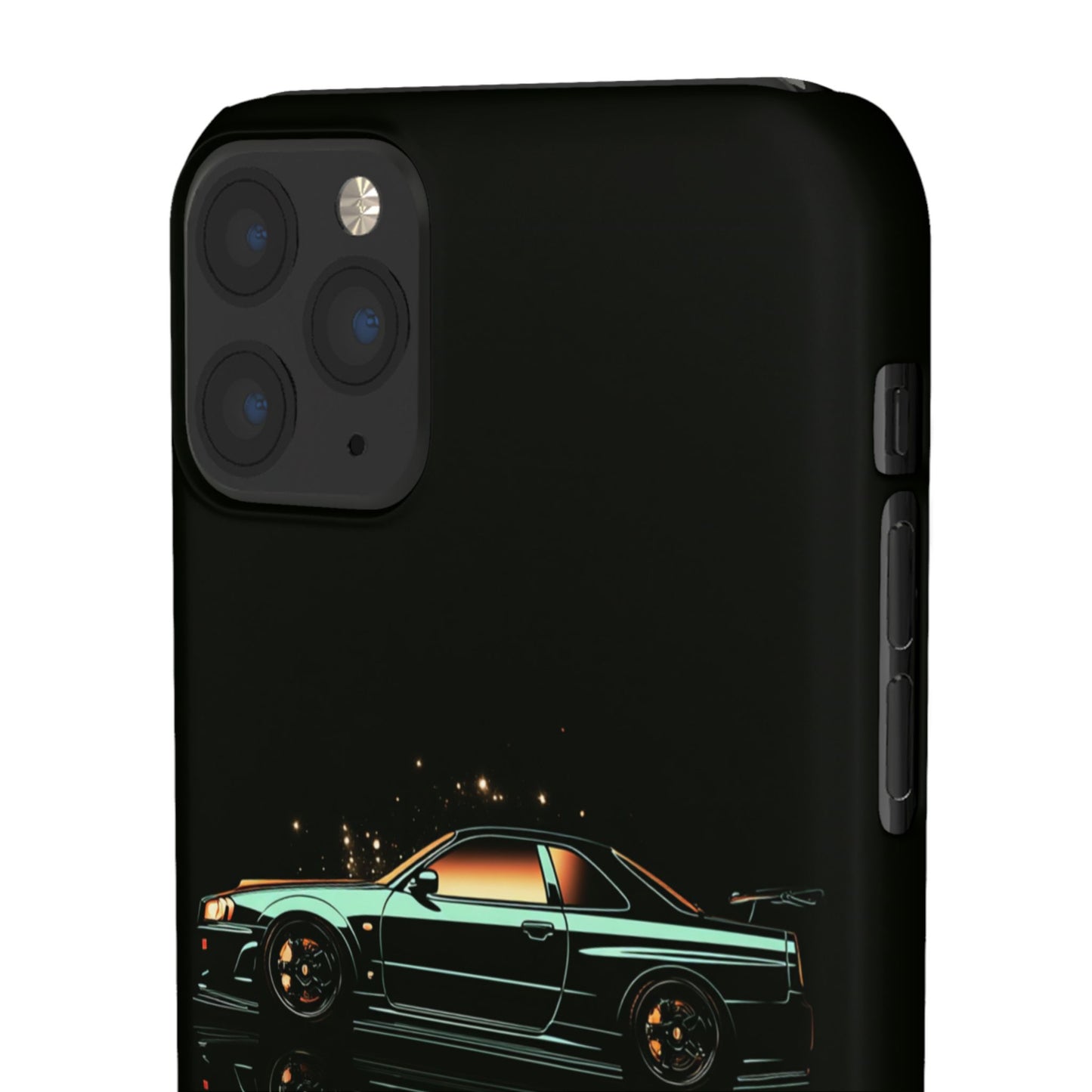 Green Skyleine R34 GTR Art Snap Case and Protective Phone Cover For iPhone and Samsung