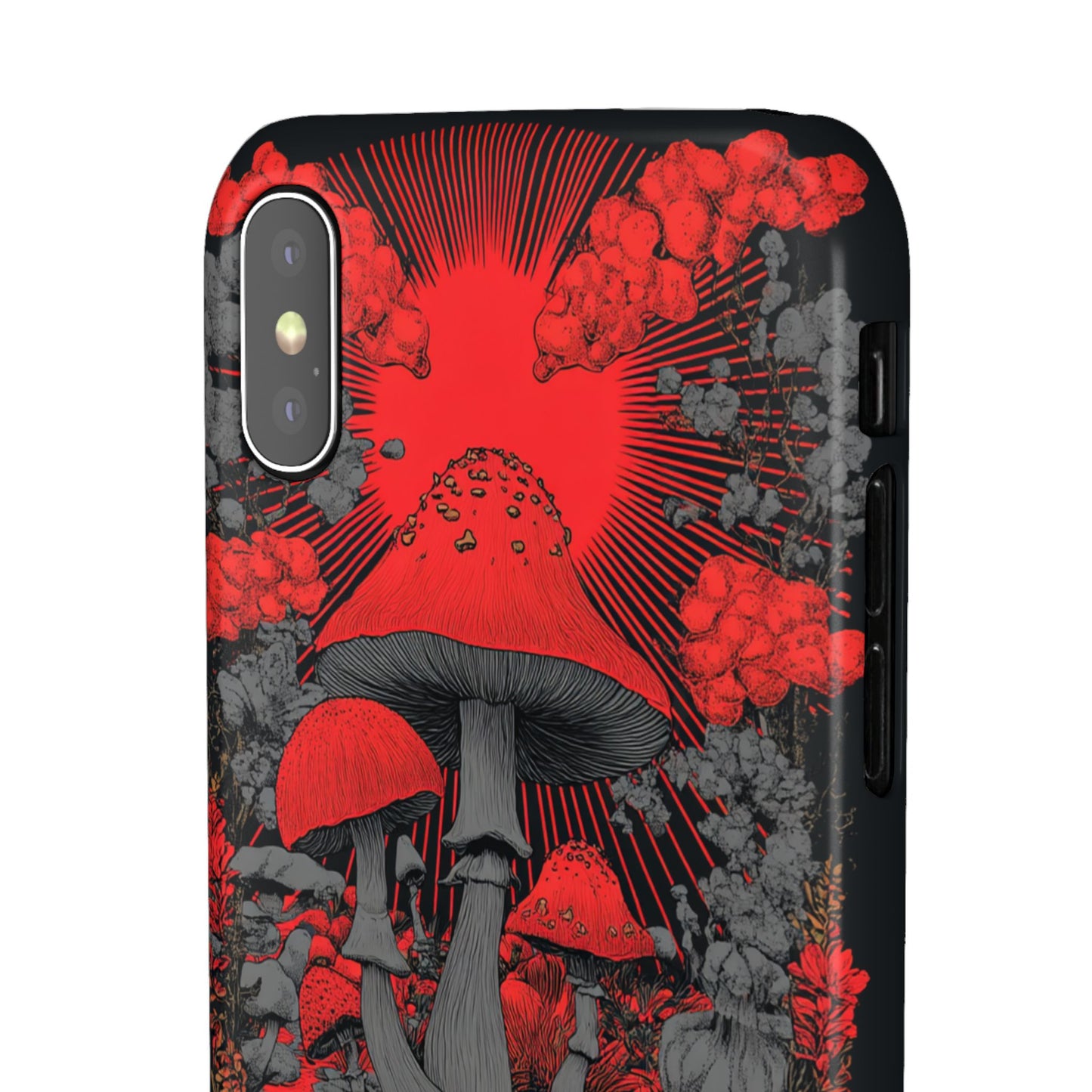 Fantasy Mushroom Snap Case Custom Phone Cover for iPhone and Samsung Mate and Glossy Avvialable