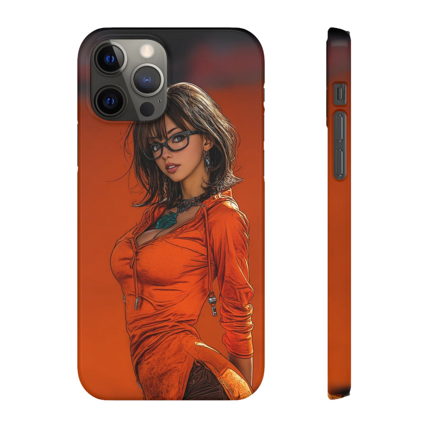 Velma Dinkley Cleveland Browns Fan Snap Cases, Phone Cover, Cartoon Style Art, Custom Case, Protective Shell