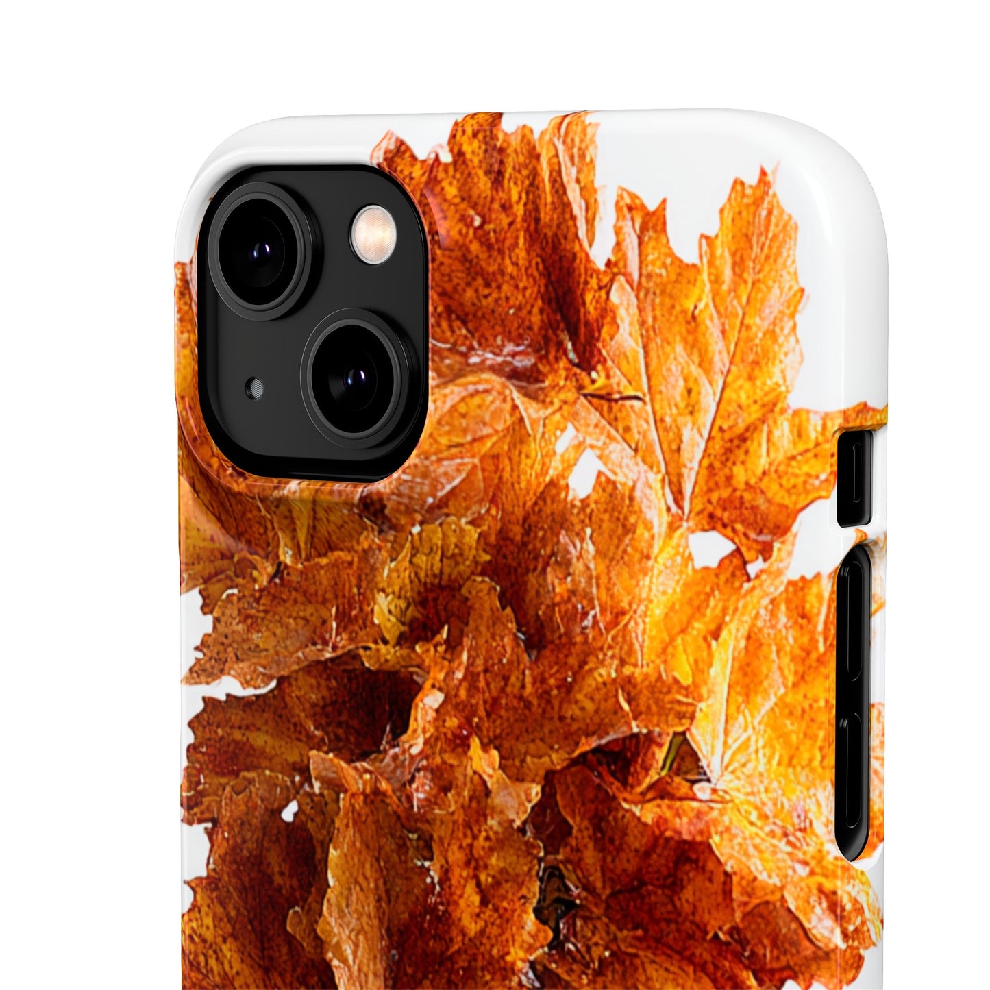 Autumn Leaf Phone Case | Fall Snap Cases, Phone Accessories, Nature Lover Gift, Seasonal Decor, Cozy Fall Vibes