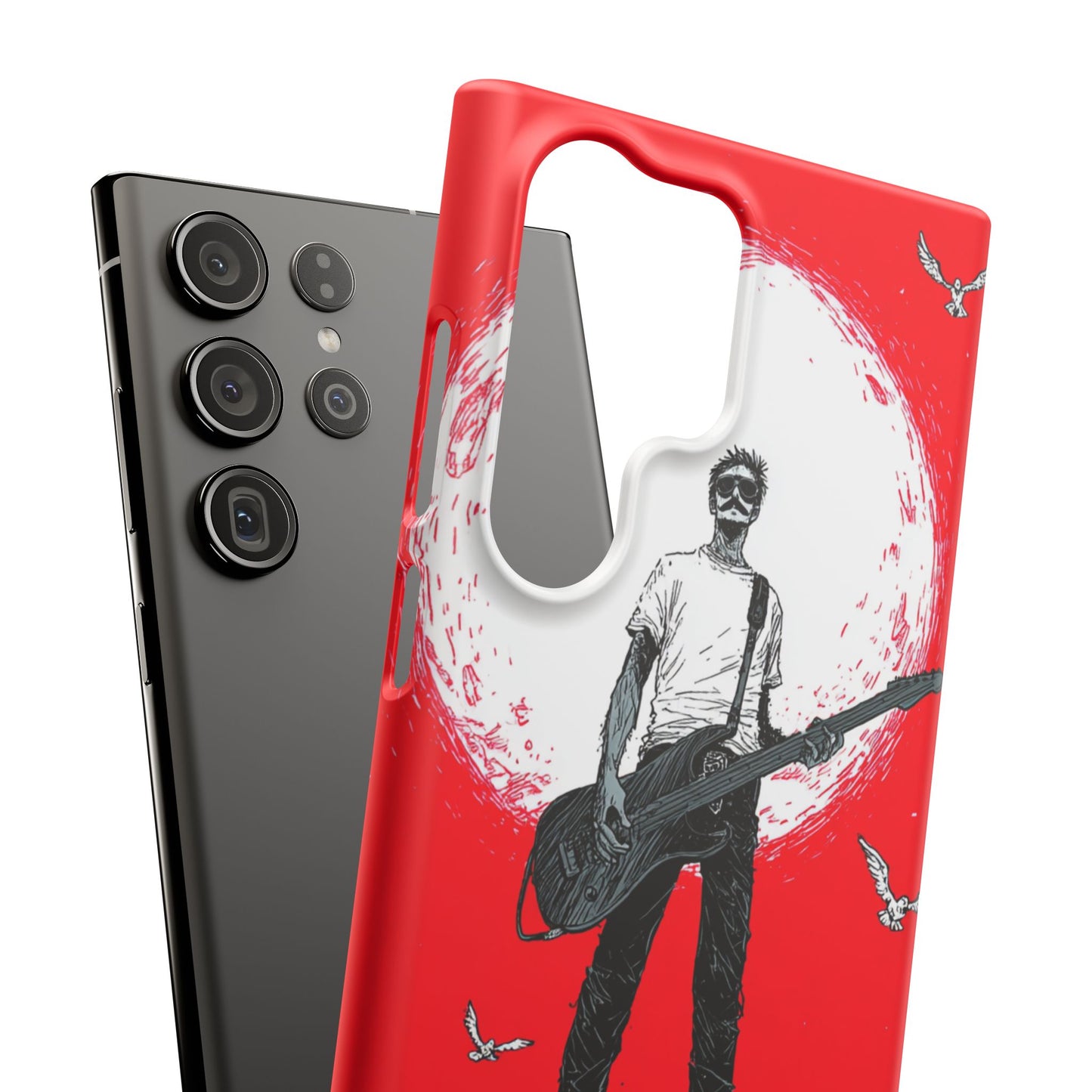 Rock & Roll Snap Cases - Music Lover's Phone Protection, Edgy Art, Gift for Guitarists, Cool Accessory for Teens