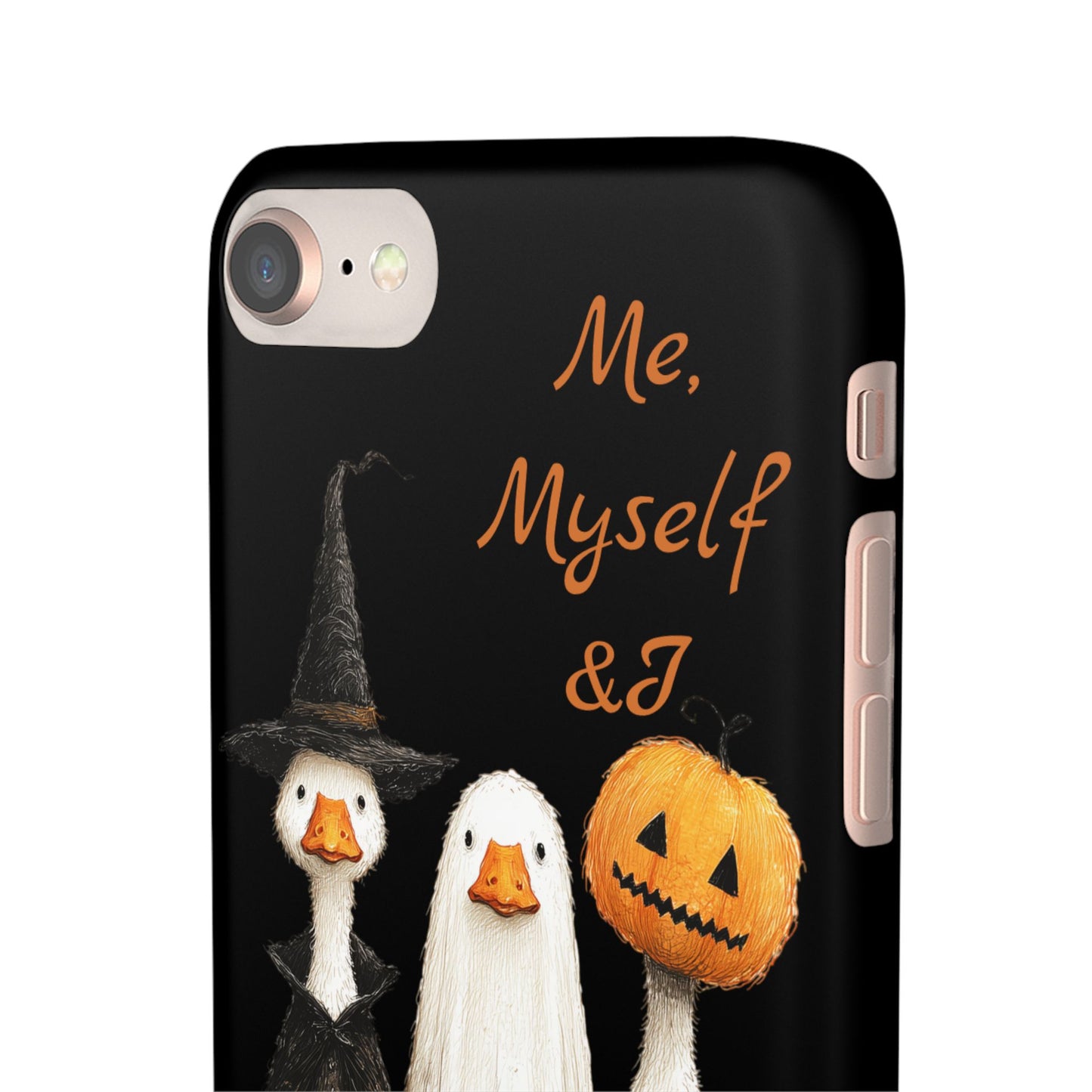 Halloween Goose Snap Case, Funny Goose Phone Case, Fall Accessories, Cute Halloween Gift, Me Myself & I Design