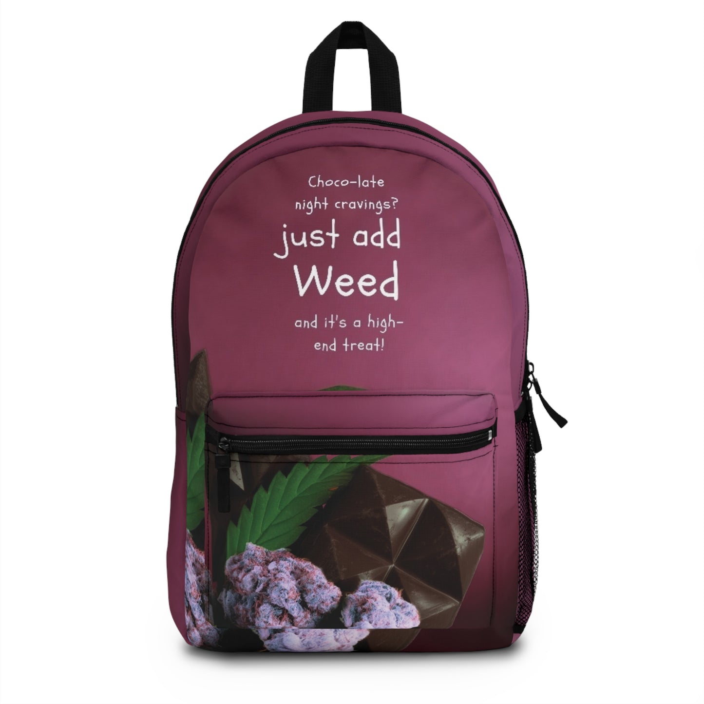 High-End Snack Backpack for Cannabis Lovers & Weed Lover Rucksack