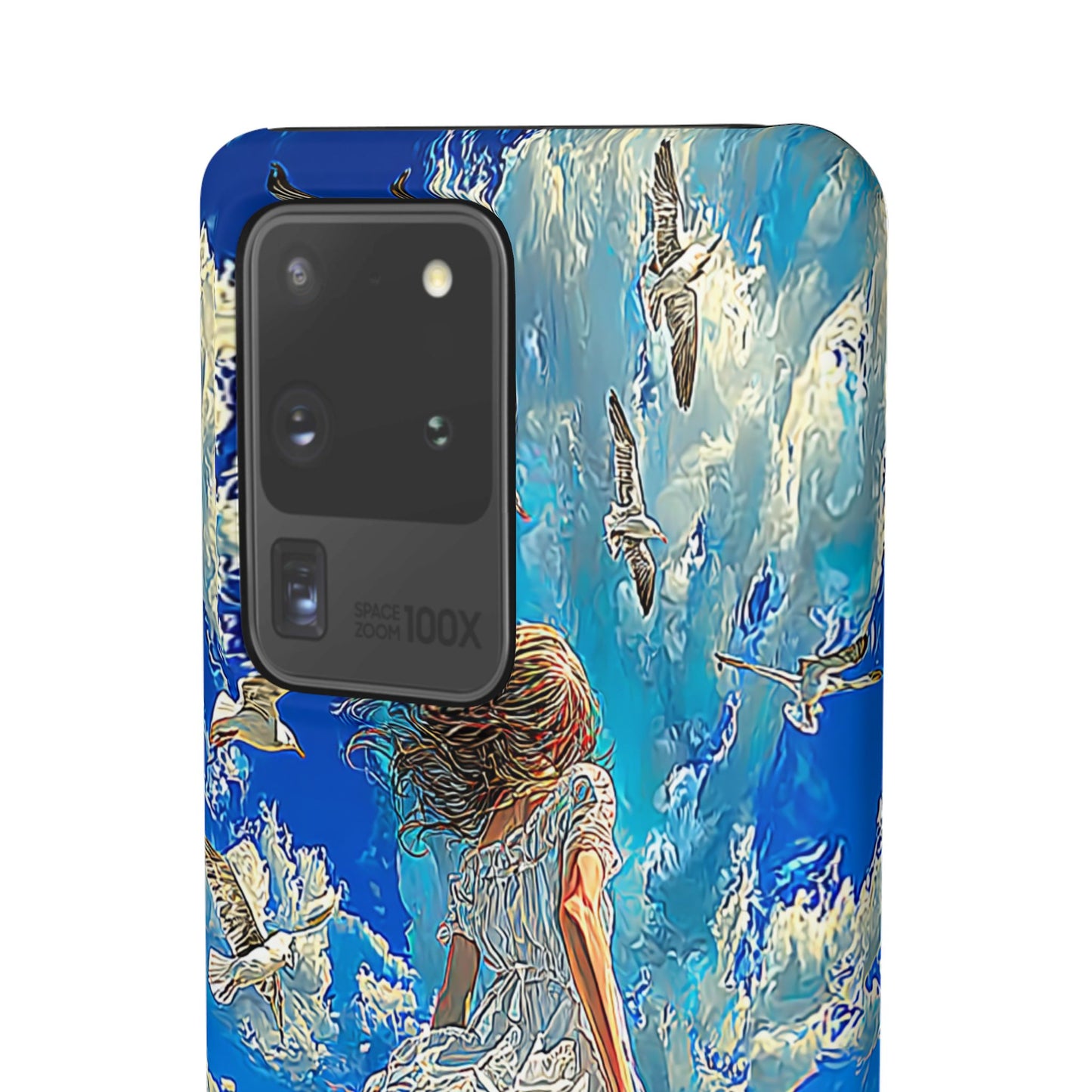 Dreamy Seaside Snap Case, Ocean Waves Phone Cover, Summer Vibe Gift, Cute Aesthetic Accessory, Beach Lover Case
