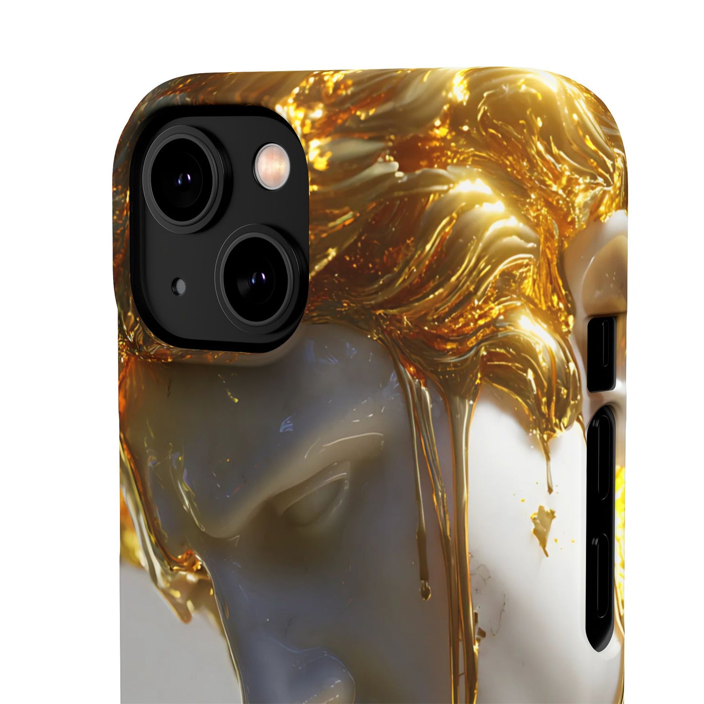 Gold Goddess Art Snap Case, Artistic Phone Cover, Unique Phone Accessory, Gift for Art Lovers, Stylish Protection