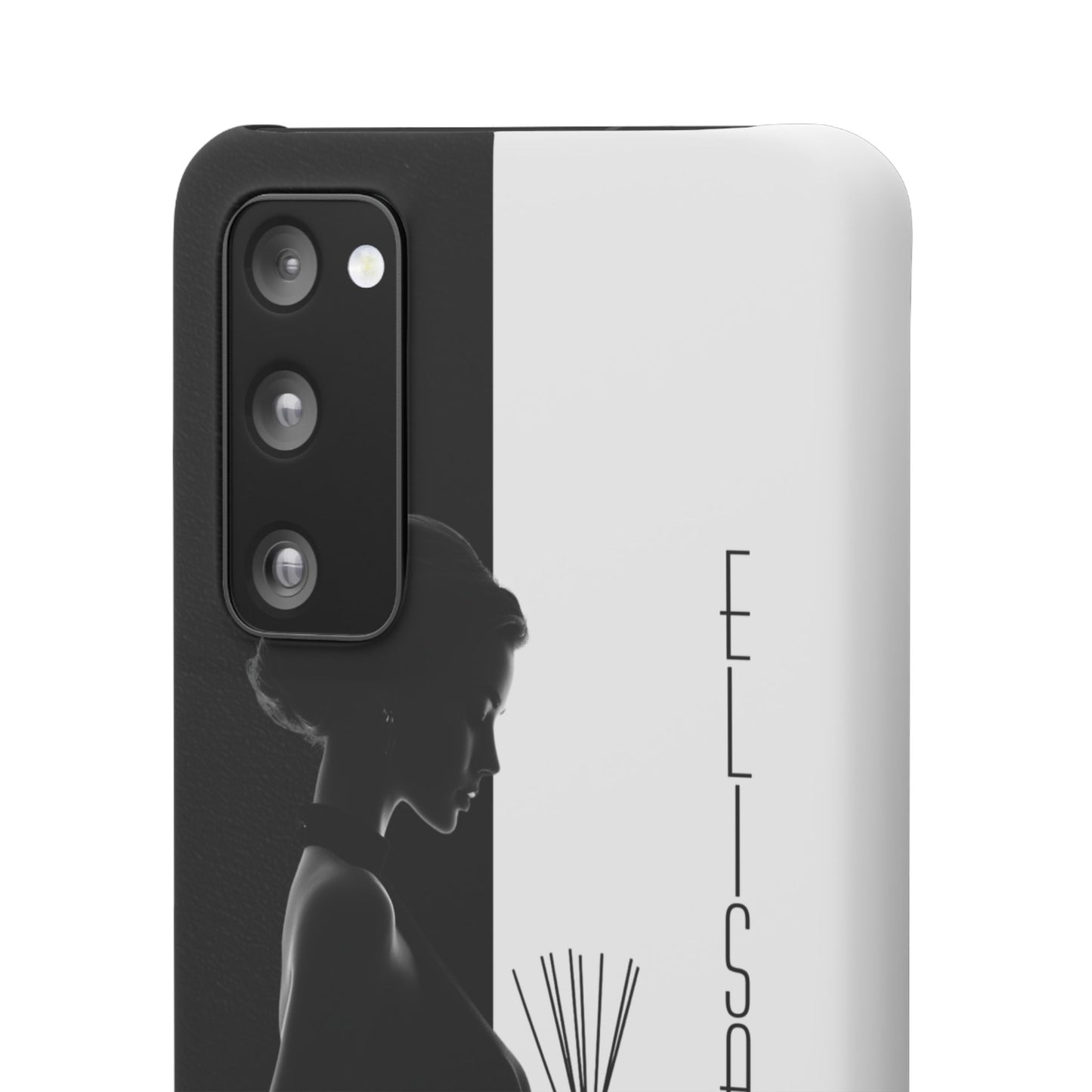 Custom Black and White Snap Case for Women Phone Cover for iPhone and Samsung