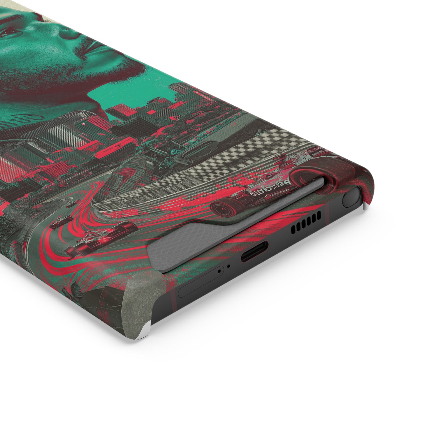 Racing Phone Case, Card Holder Case, Sports Phone Cover, Gift for Car Enthusiasts, Personalized Cell Phone Protector
