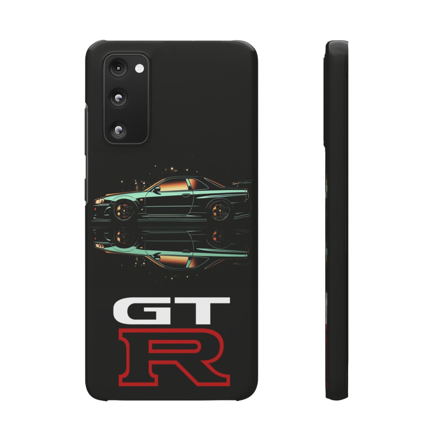 Green Skyleine R34 GTR Art Snap Case and Protective Phone Cover For iPhone and Samsung
