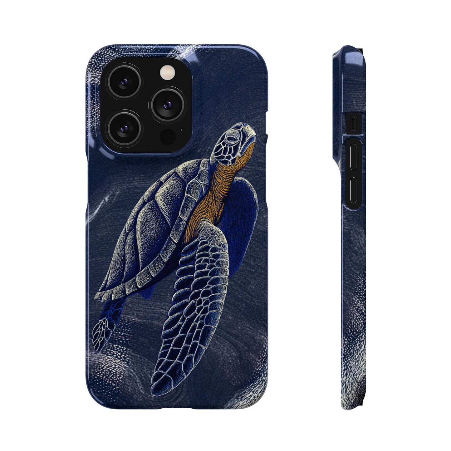 Marine Turtle Snap Case for Nature Lovers Phone Covers For Iphones and Samsungs Customization