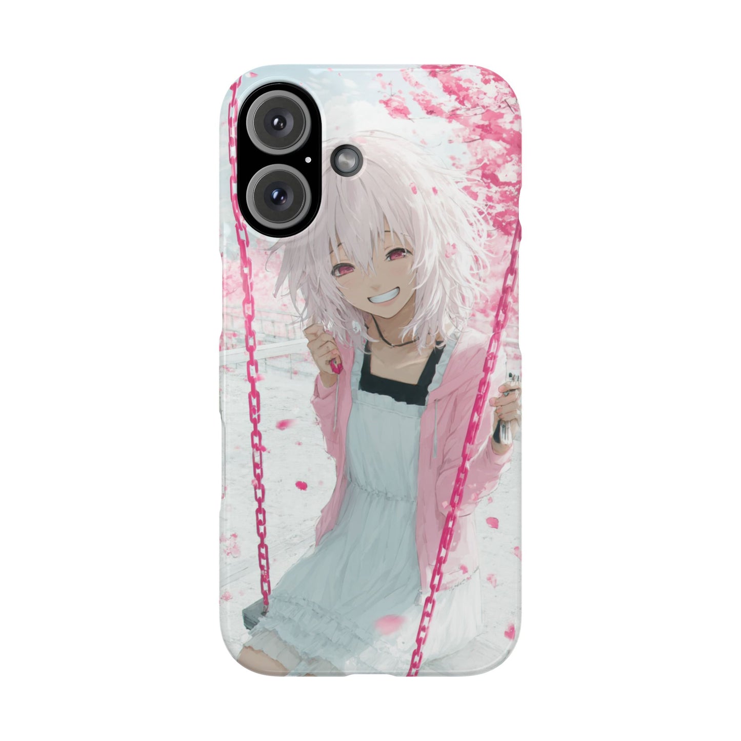 Anime Character Snap Cases for Phone, Cute Aesthetic Phone Cover, Gifts for Otaku, Floral Design, Unique Phone Cases