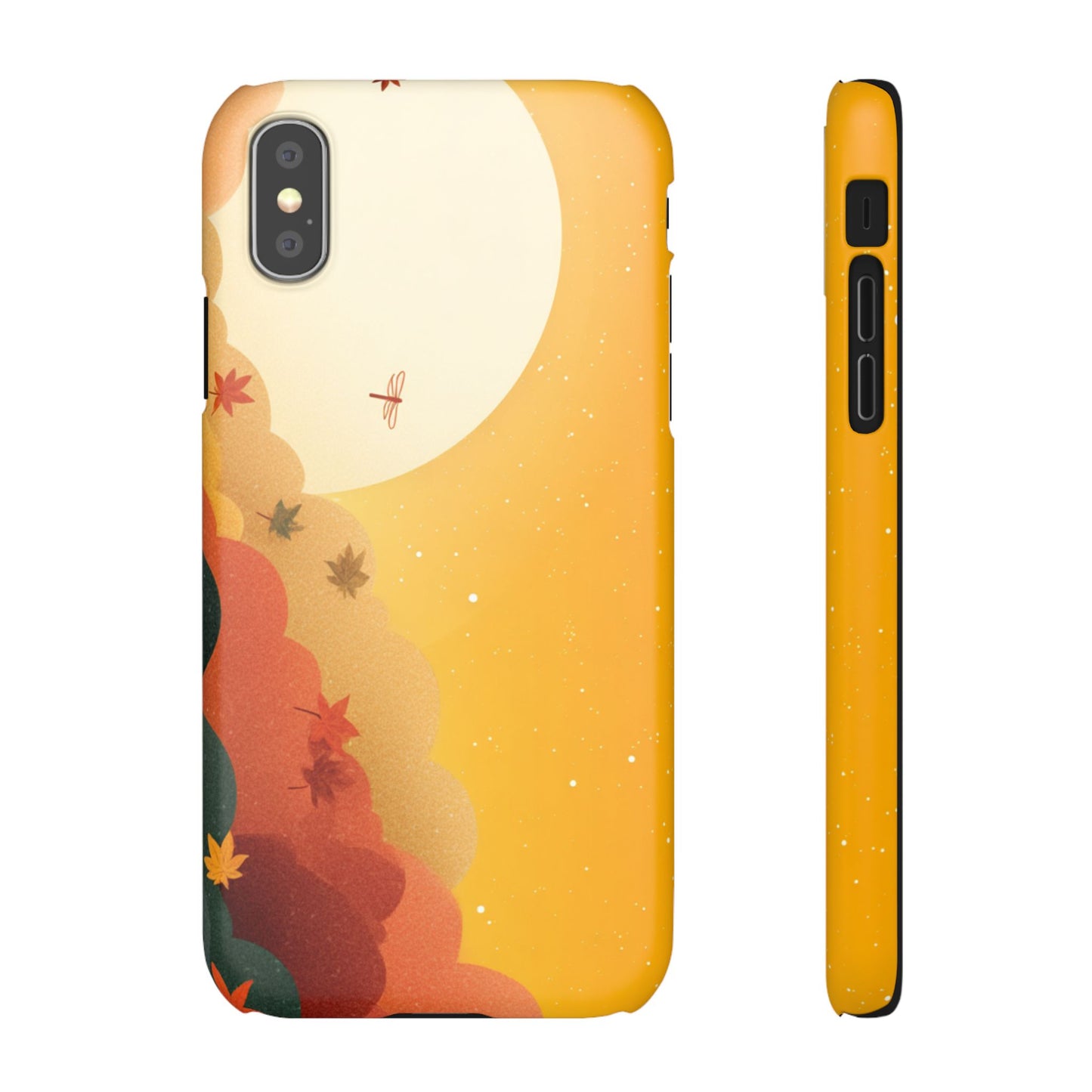 Autumn Sunset Snap Case, Fall Phone Cover, Nature-Themed Accessory, Gift for Her, Seasonal Aesthetic