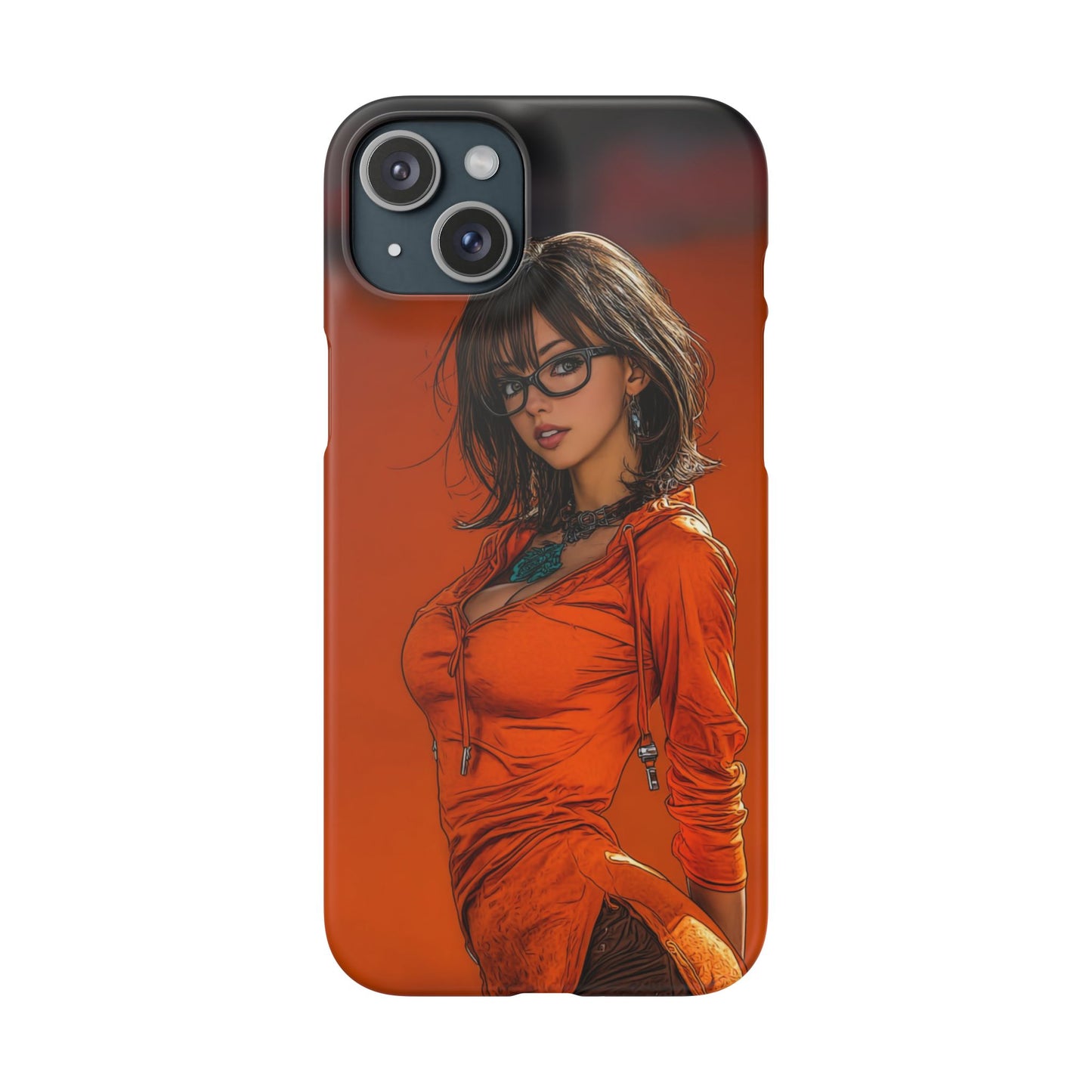 Velma Dinkley Cleveland Browns Fan Snap Cases, Phone Cover, Cartoon Style Art, Custom Case, Protective Shell