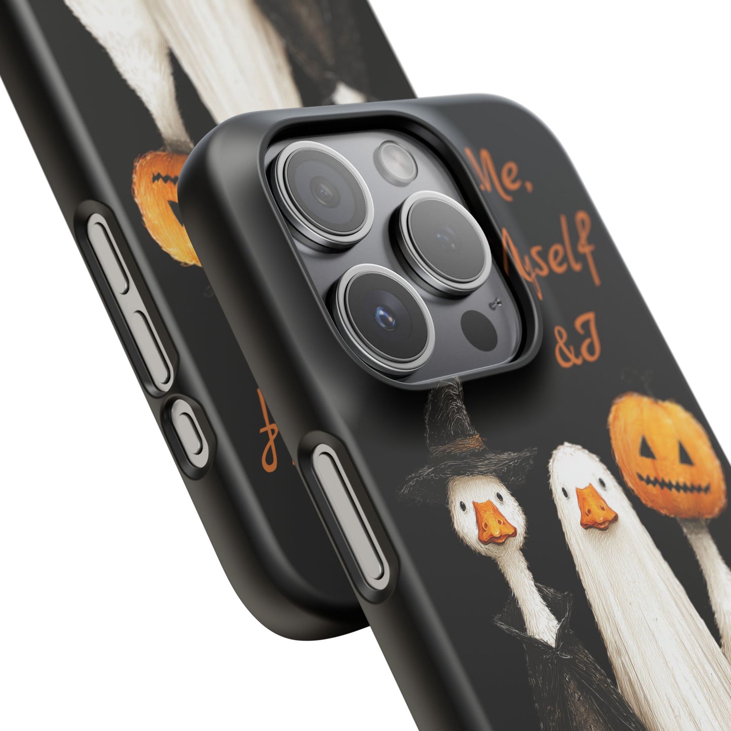 Halloween Goose Snap Case, Funny Goose Phone Case, Fall Accessories, Cute Halloween Gift, Me Myself & I Design