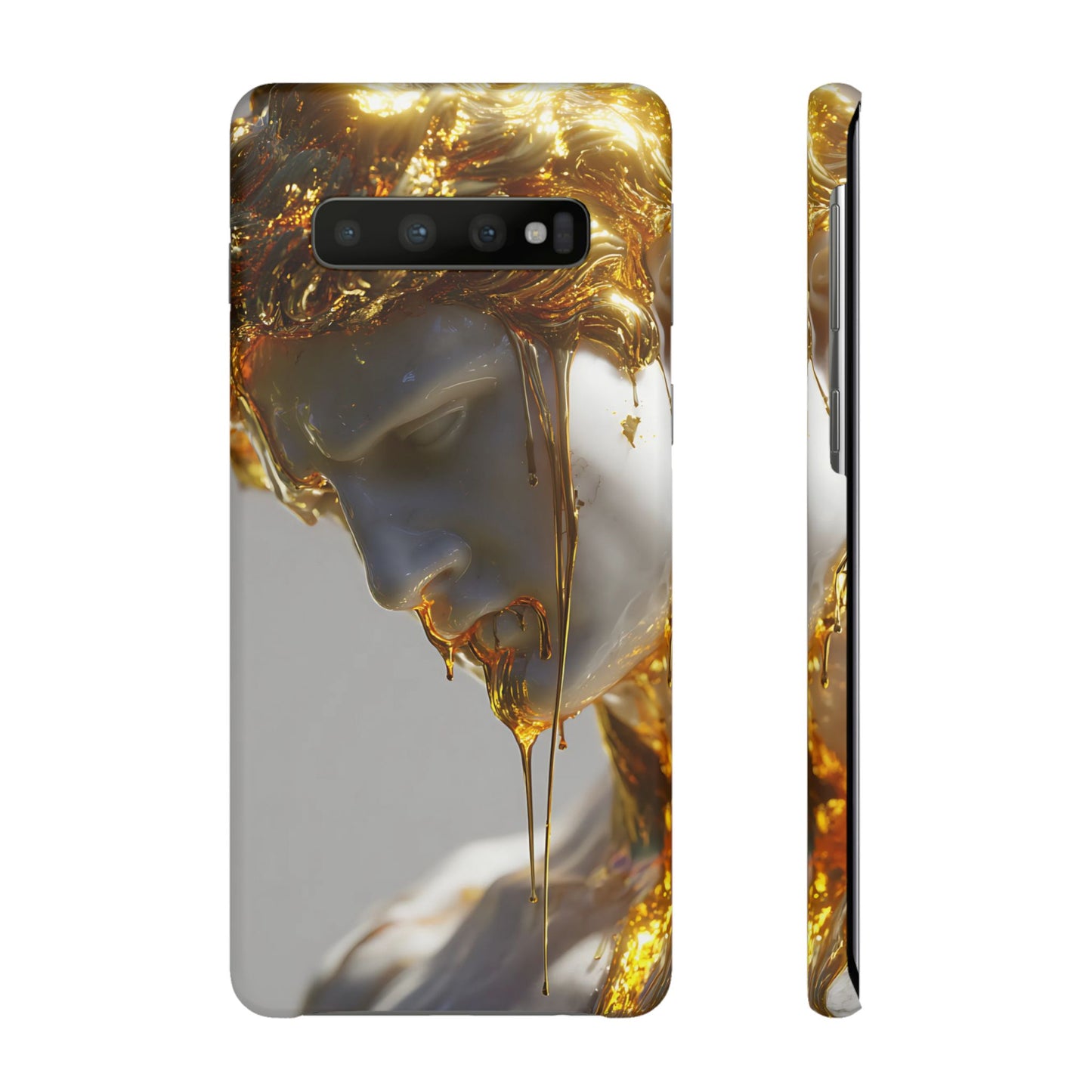 Gold Goddess Art Snap Case, Artistic Phone Cover, Unique Phone Accessory, Gift for Art Lovers, Stylish Protection