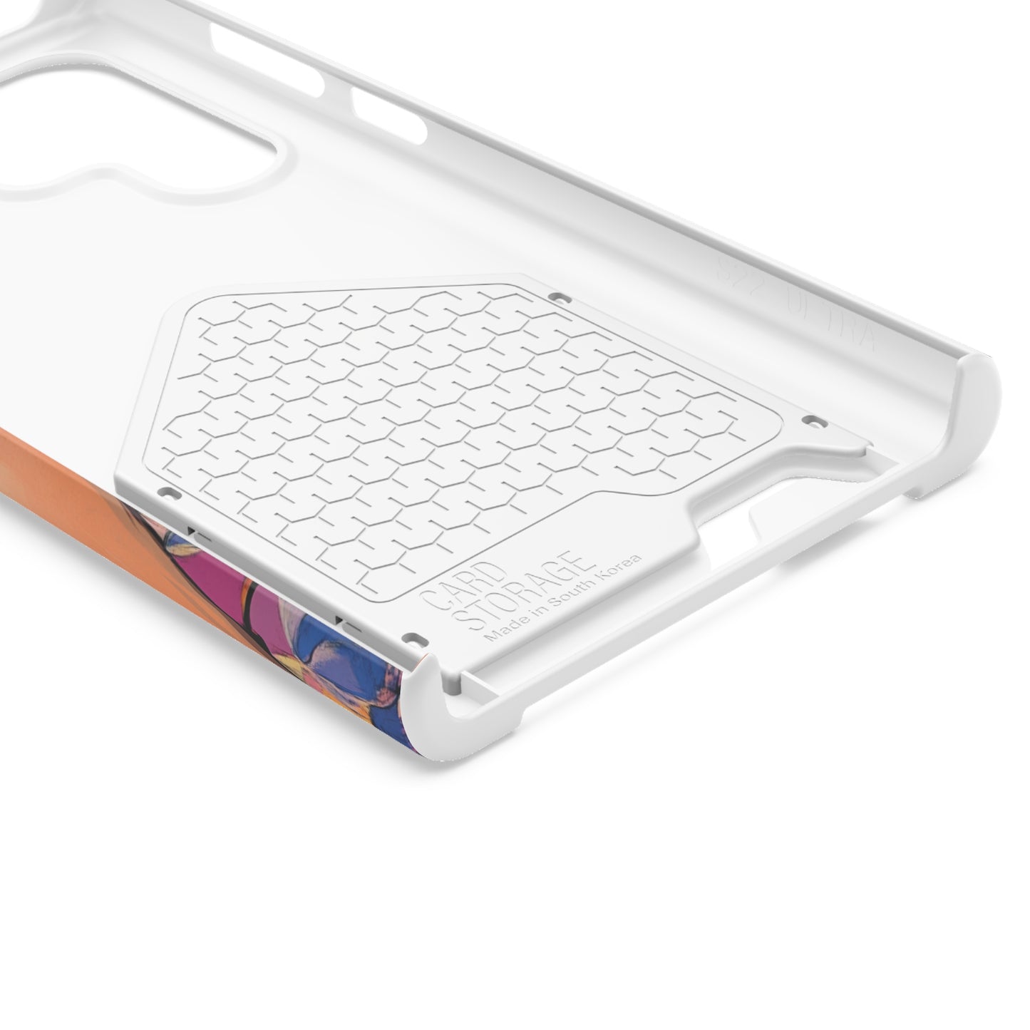 Vibrant Phone Case with Card Holder - Artistic Design for Fashion Lovers, Perfect Gift for Birthdays, Holidays, and Everyday Use