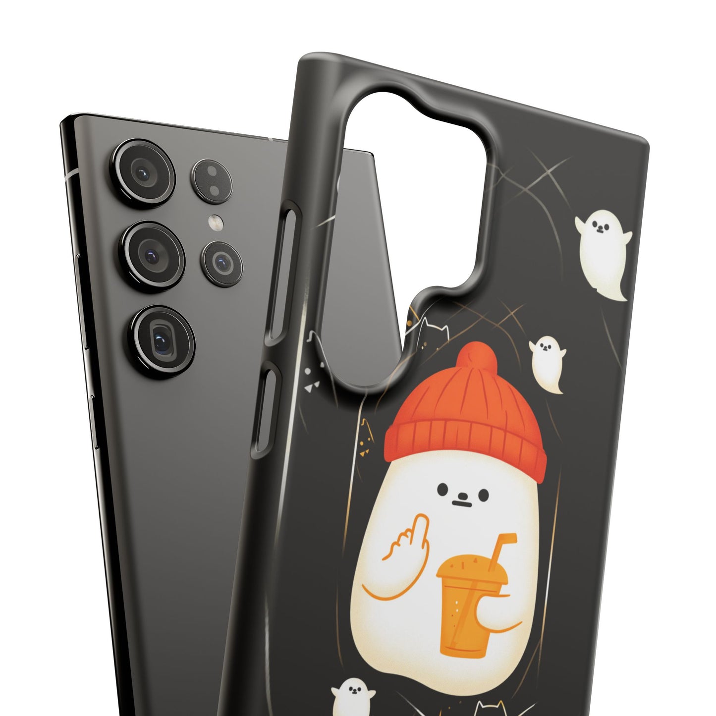 Spook You Halloween Ghost Snap Case Kawaii Protective Phone Cover for iPhone and Samsung