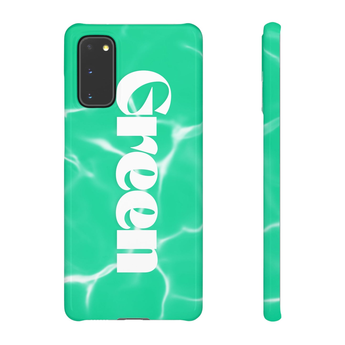 Aqua Pool Vibe Snap Case, Tropical Phone Cover, Summer Accessory, Trendy Gift for Friends, Beach Lover's Essential