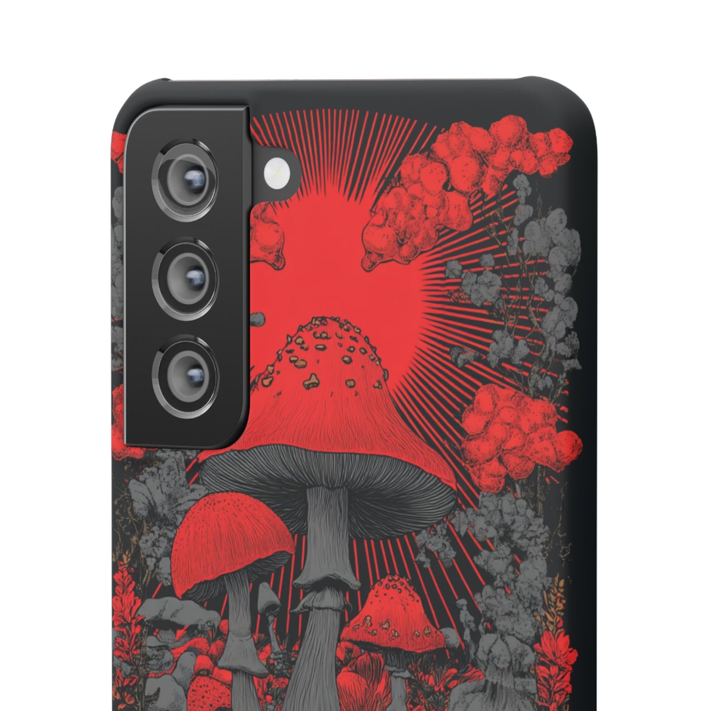 Fantasy Mushroom Snap Case Custom Phone Cover for iPhone and Samsung Mate and Glossy Avvialable