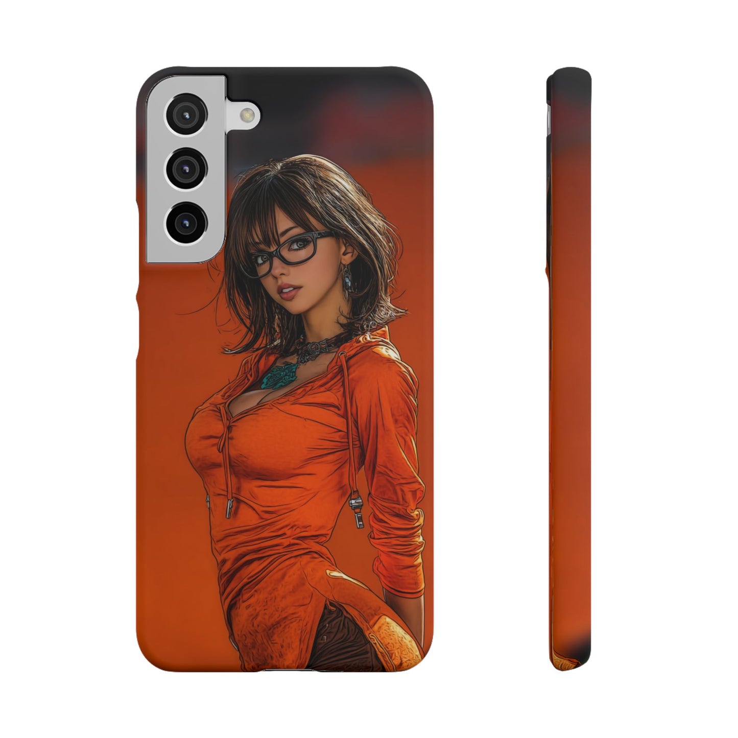 Velma Dinkley Cleveland Browns Fan Snap Cases, Phone Cover, Cartoon Style Art, Custom Case, Protective Shell